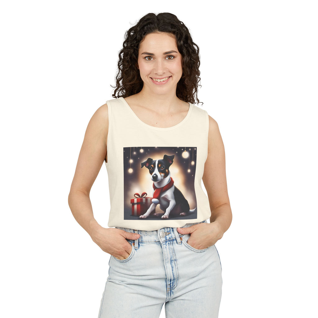 Jack Russel Holiday Unisex Tank Top