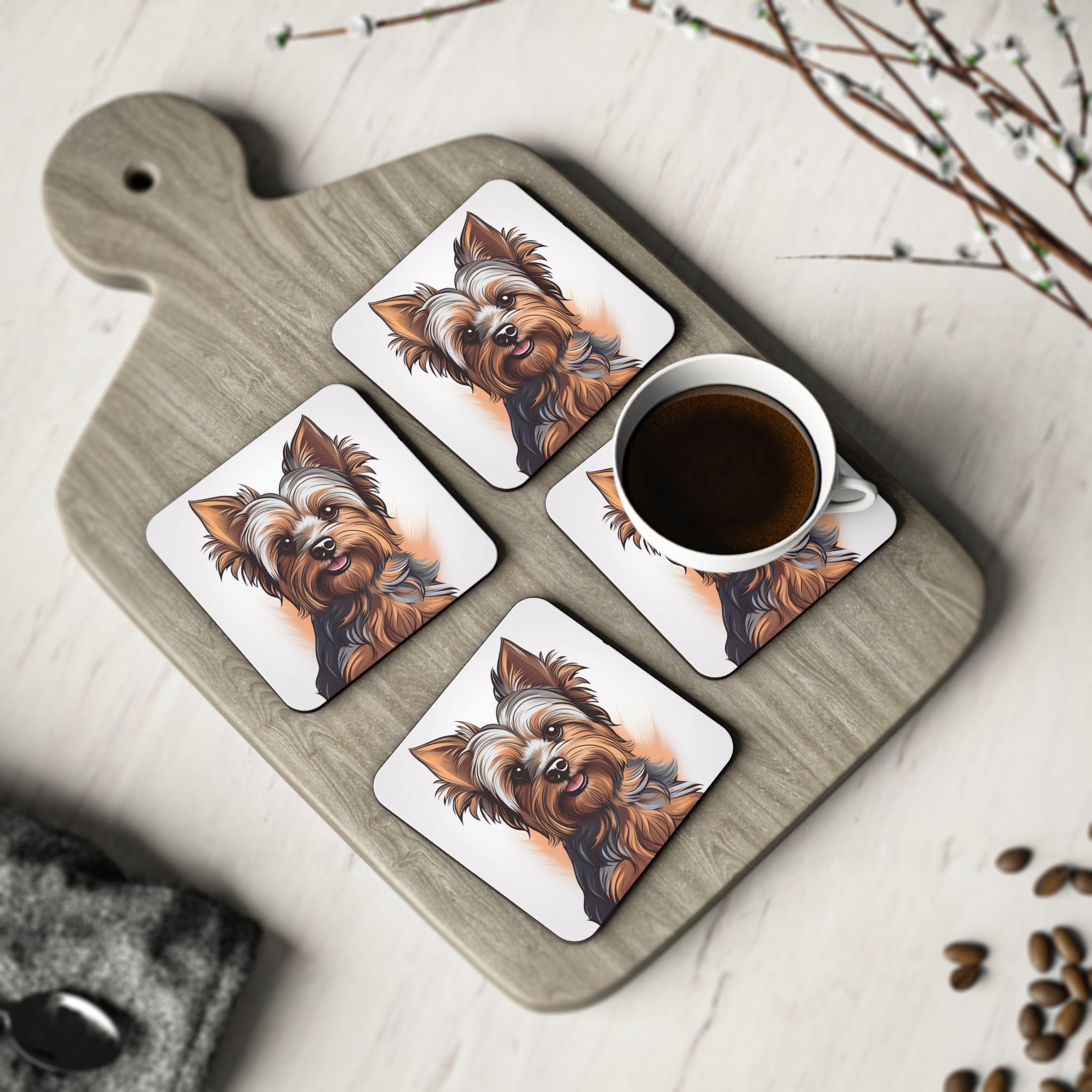 Yorkie Coasters