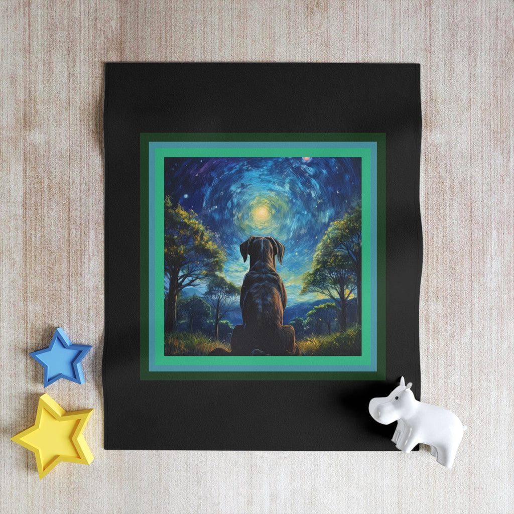 Moonlit Thoughts Throw Blanket