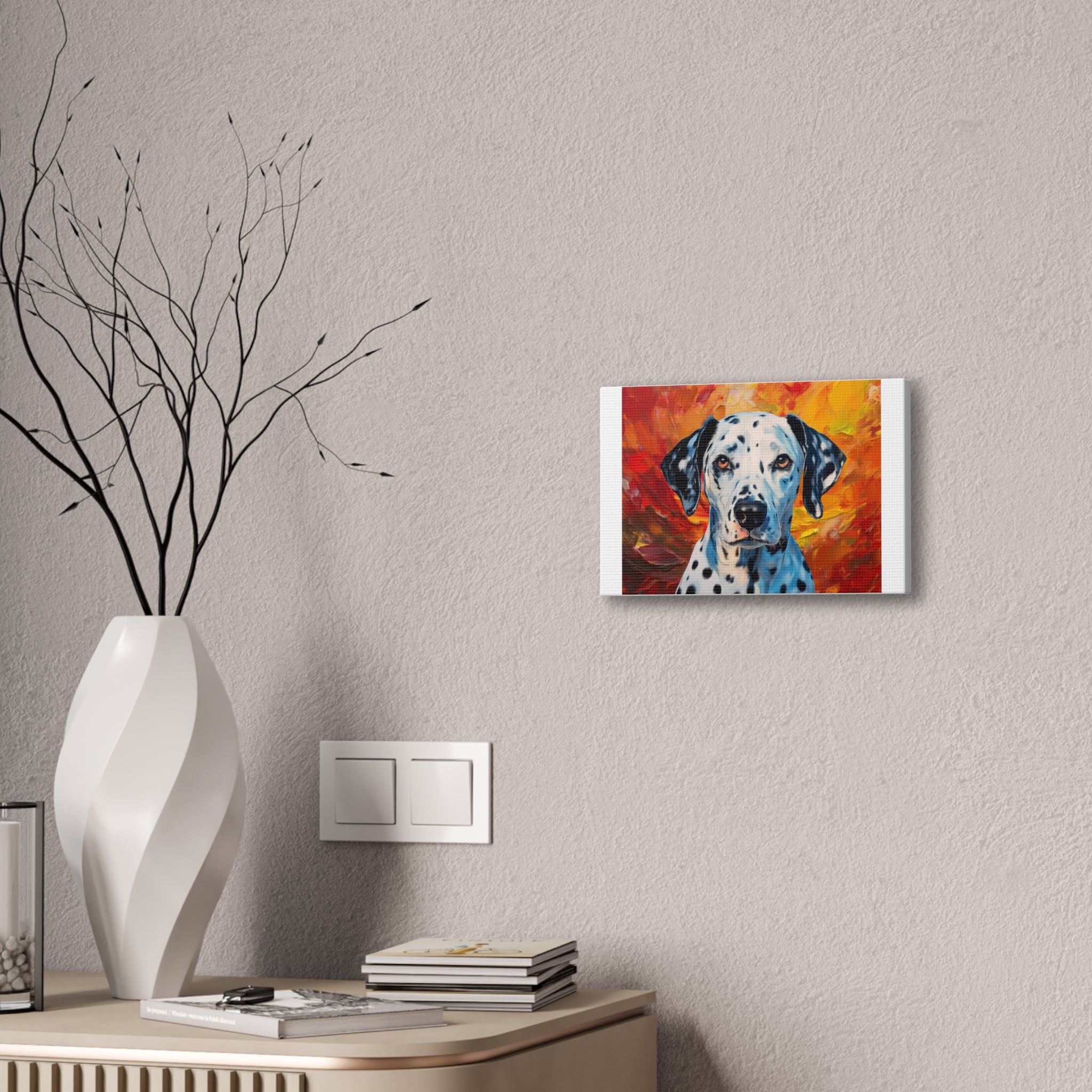 Dalmation Canvas Stretched, 0.75"