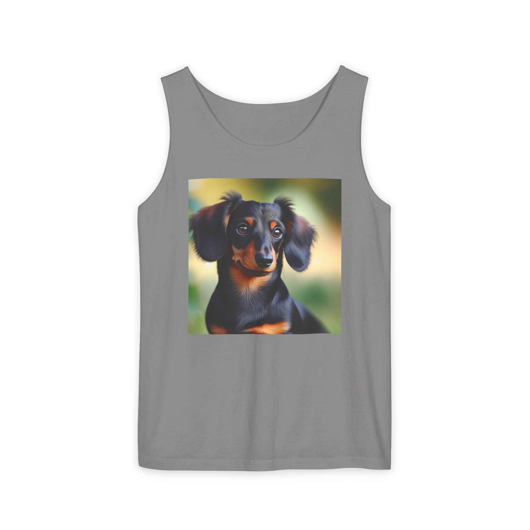 Black/Brown Dachshund Unisex Tank Top
