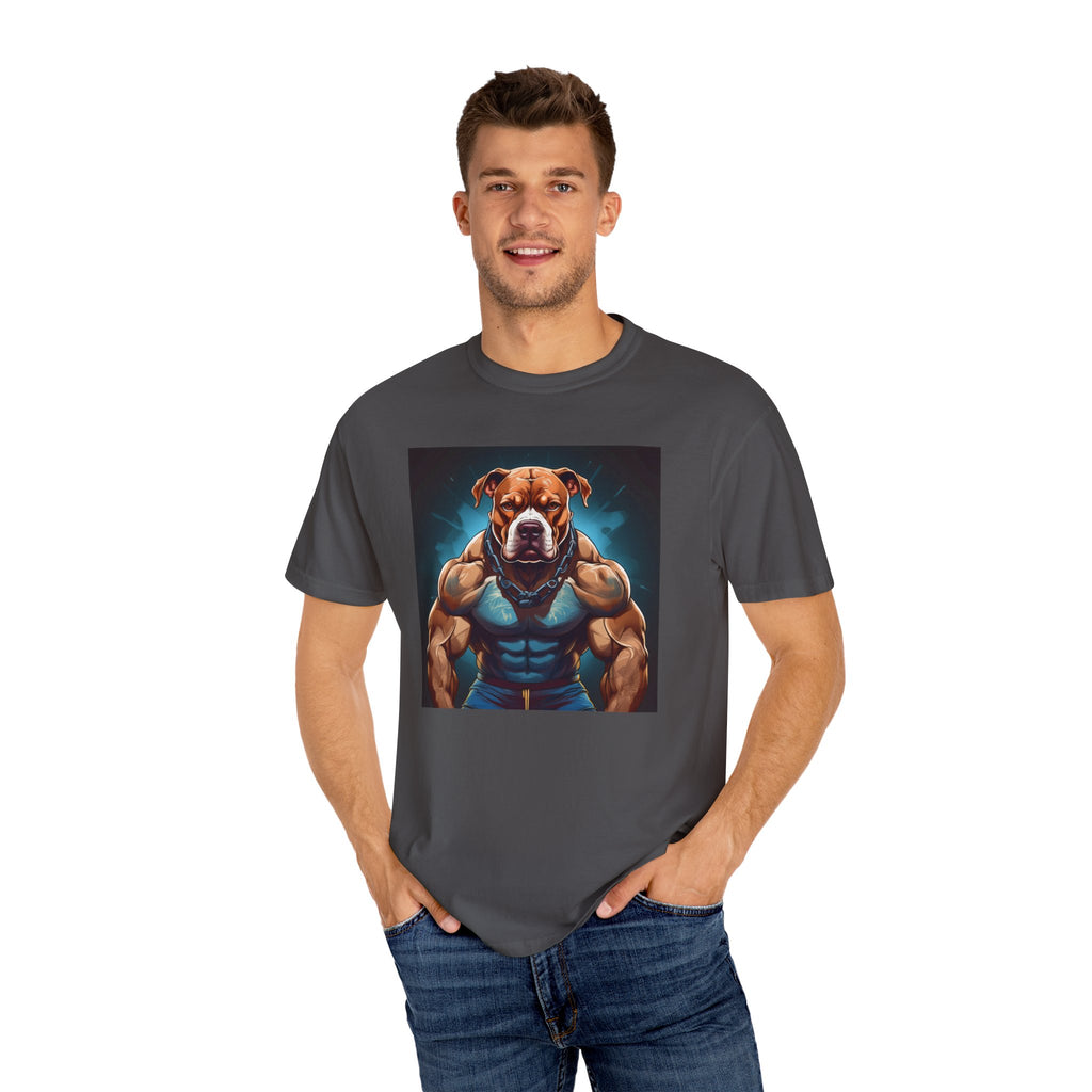Pitbull Body Builder Unisex Garment-Dyed T-shirt