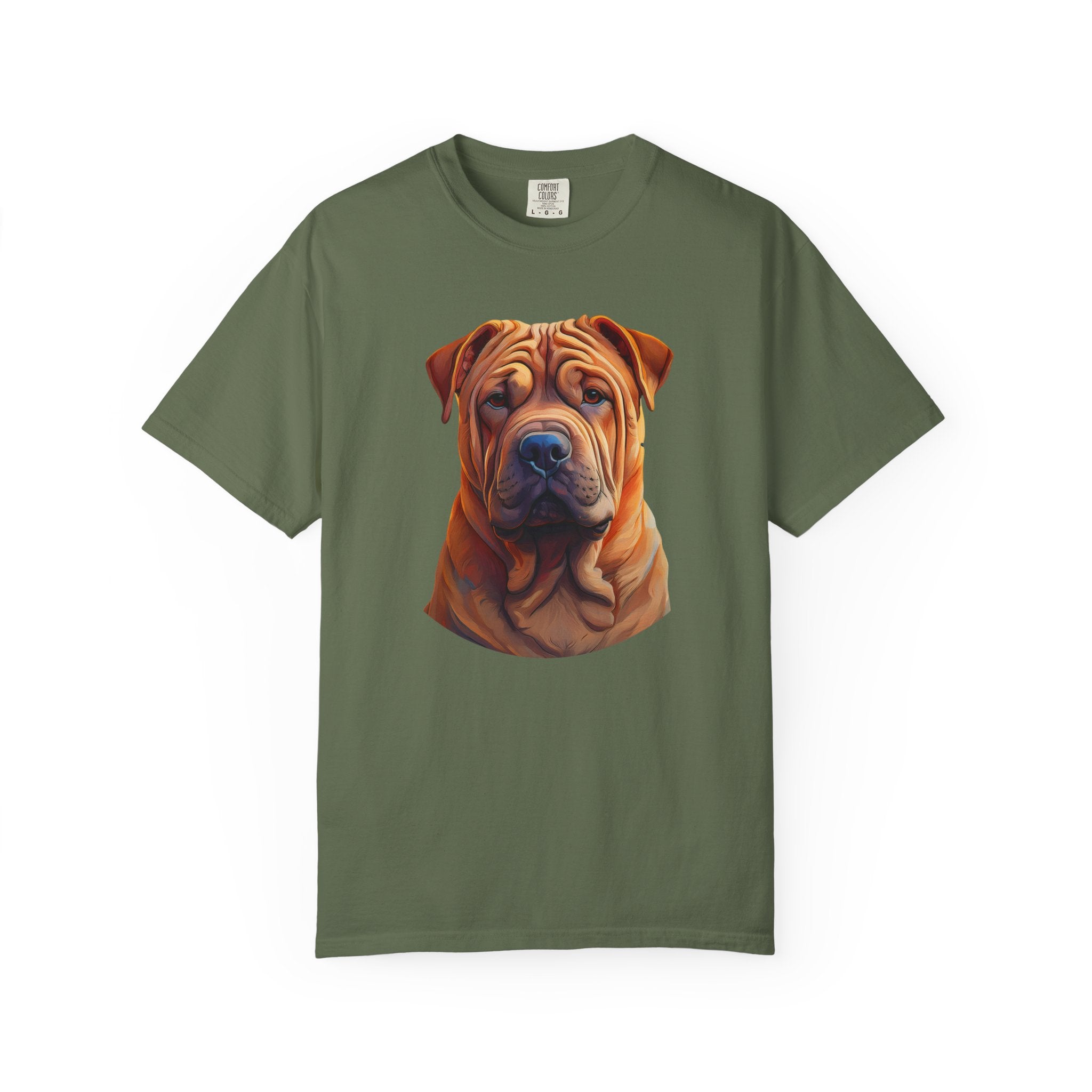 Shar Pei Unisex Garment-Dyed T-shirt