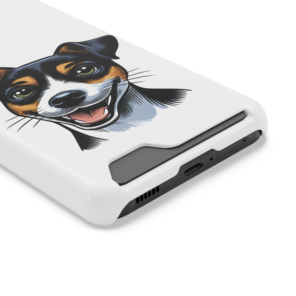 Jack Russel Phone Case with Card Holder