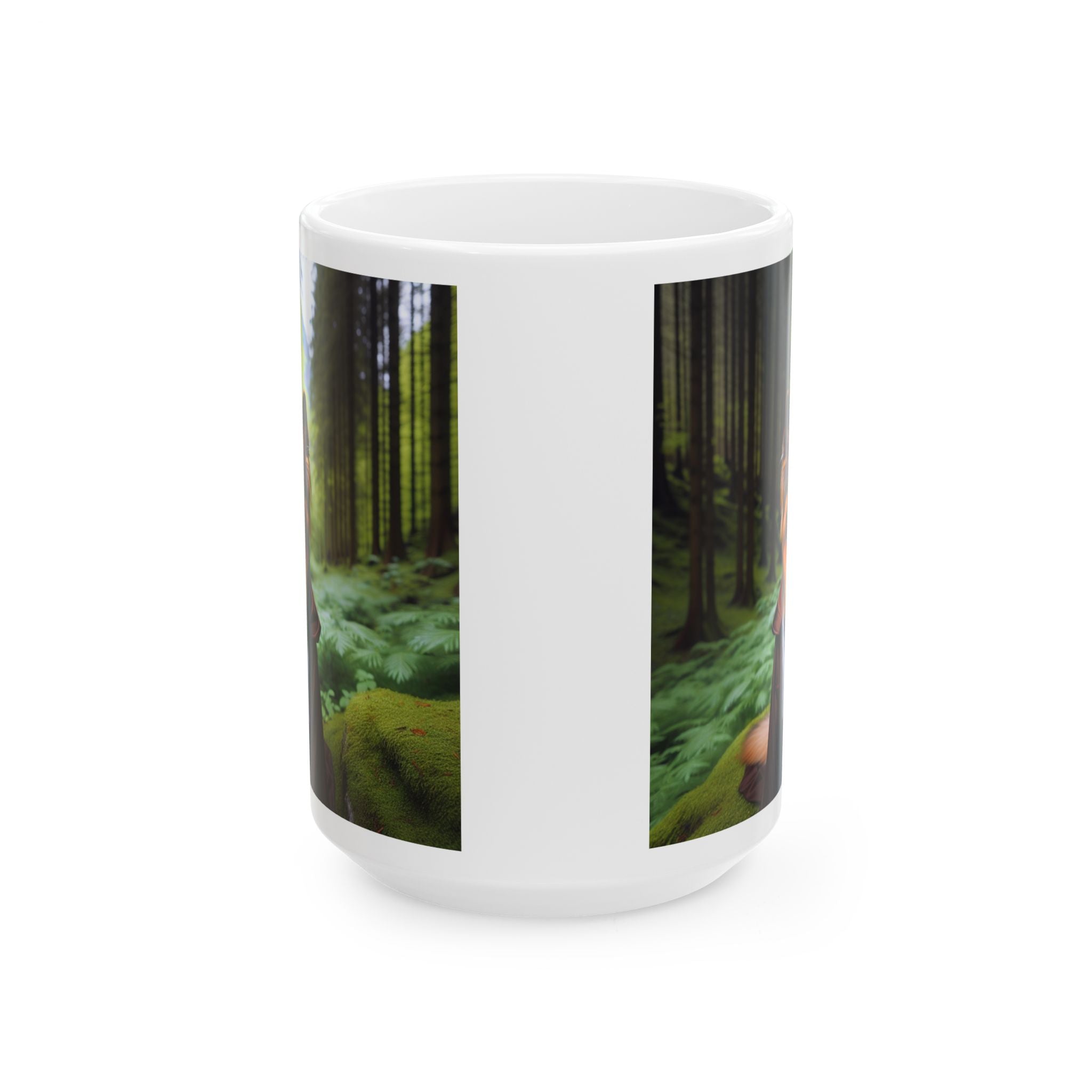 German Shepherd Forest Knight Ceramic Mug, (11oz, 15oz)