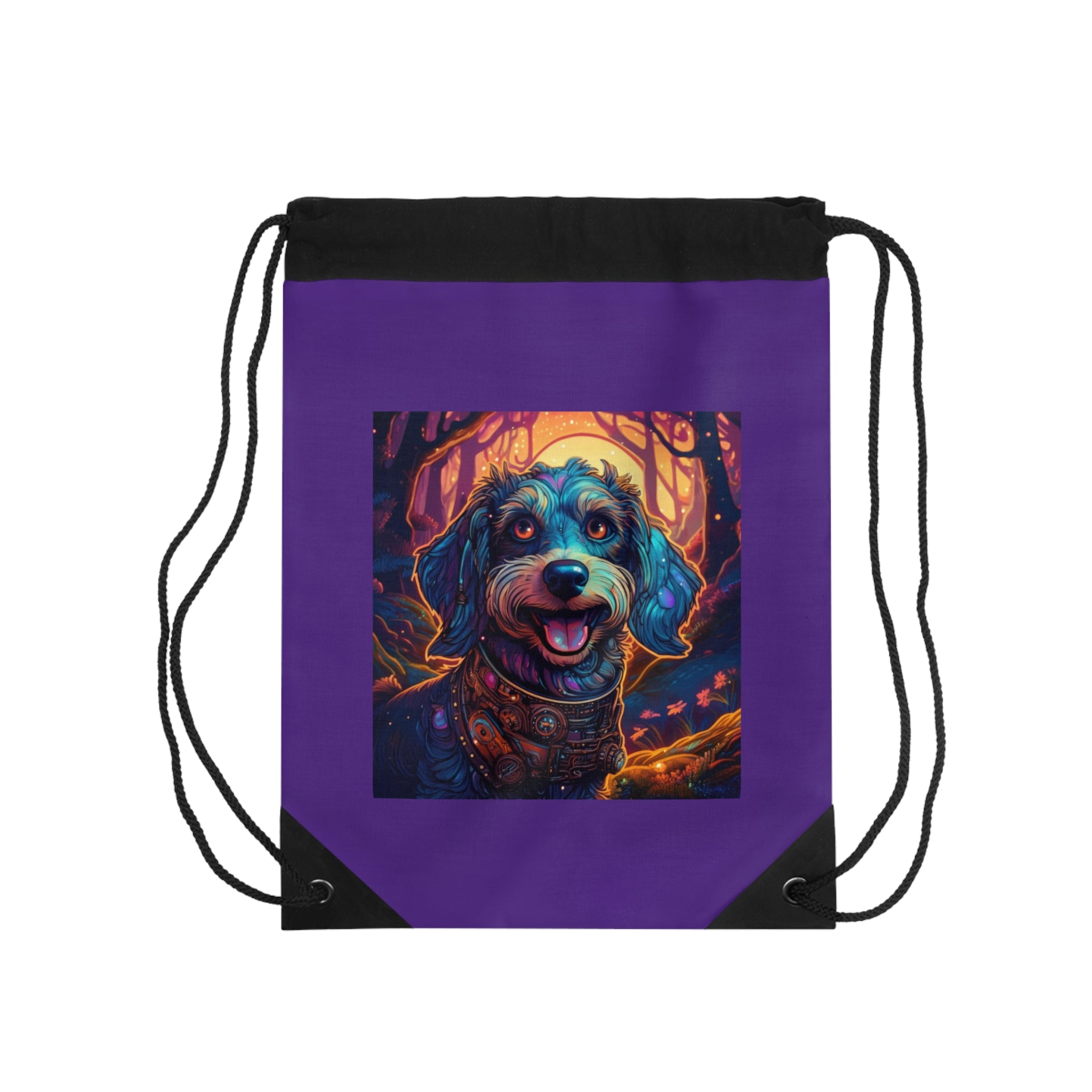 Dachshund Steampunk Drawstring Bag