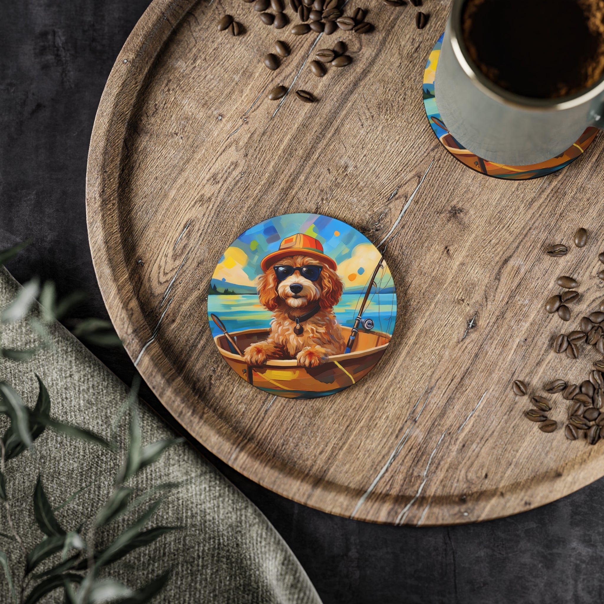 Doodle Fishing Coasters