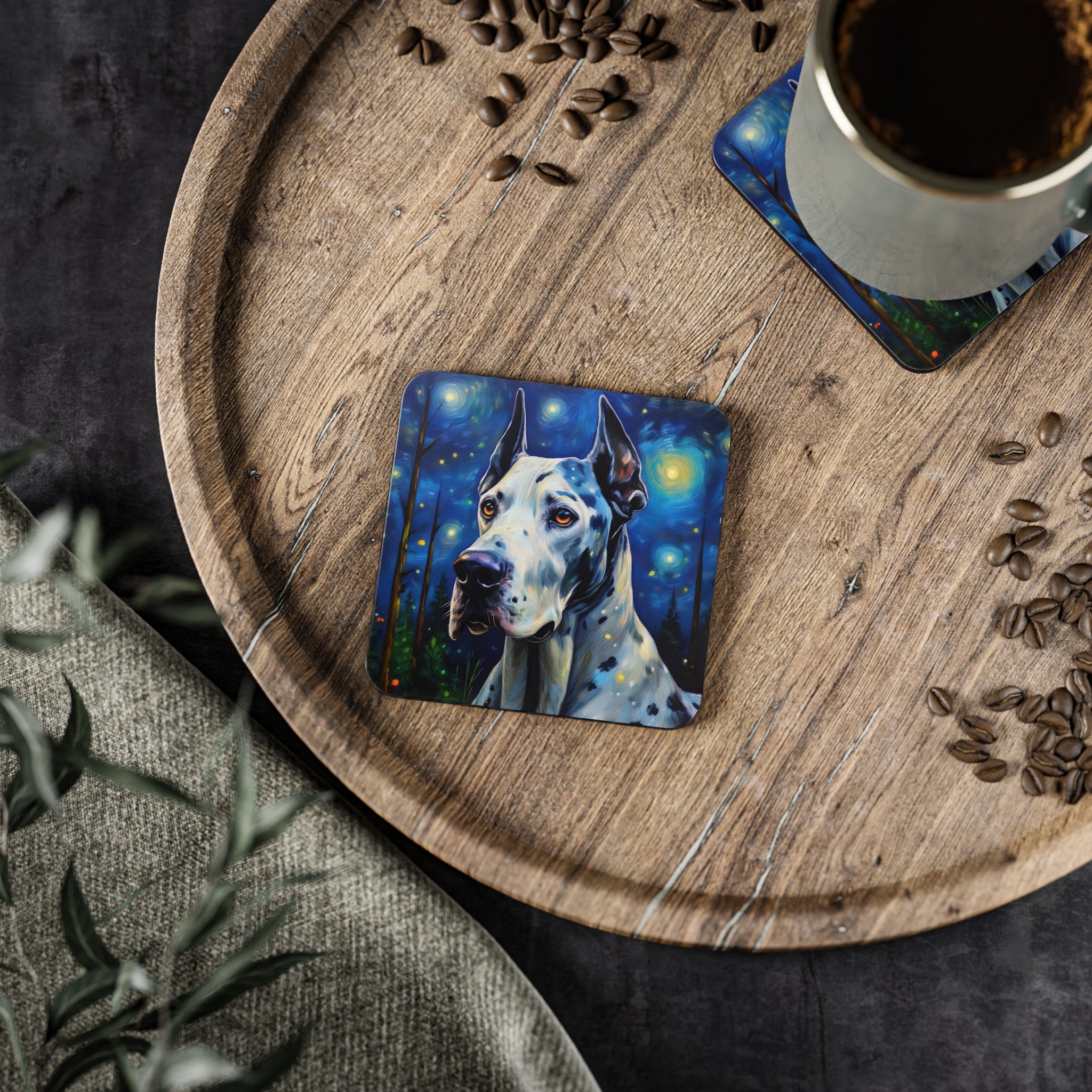 Great Dane Stary Night Coasters