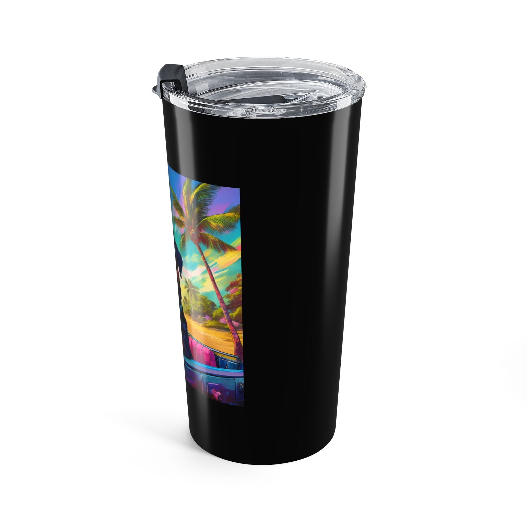 Rottweiler Beach Drive Tumbler 20oz