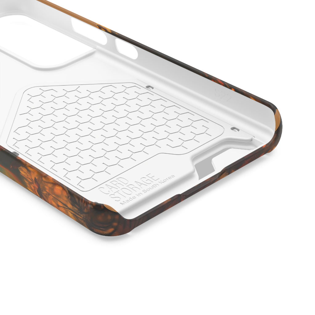 Pitbull Autumn Phone Case with Card Holder