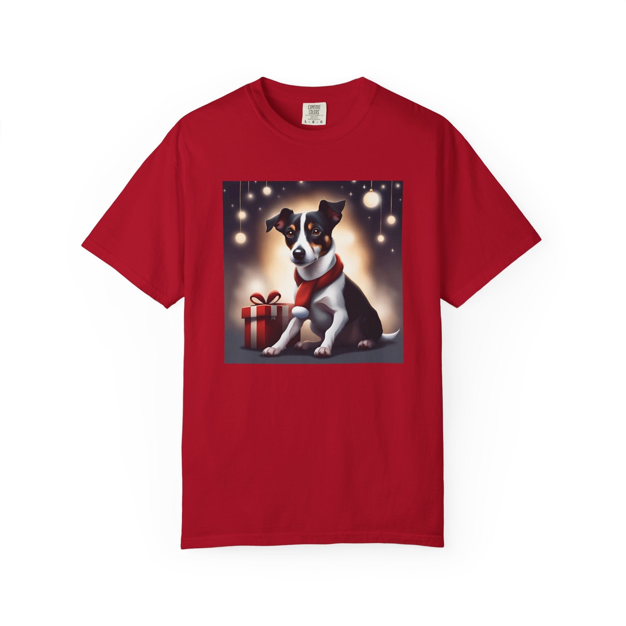 Jack Russel Holiday Unisex Garment-Dyed T-shirt