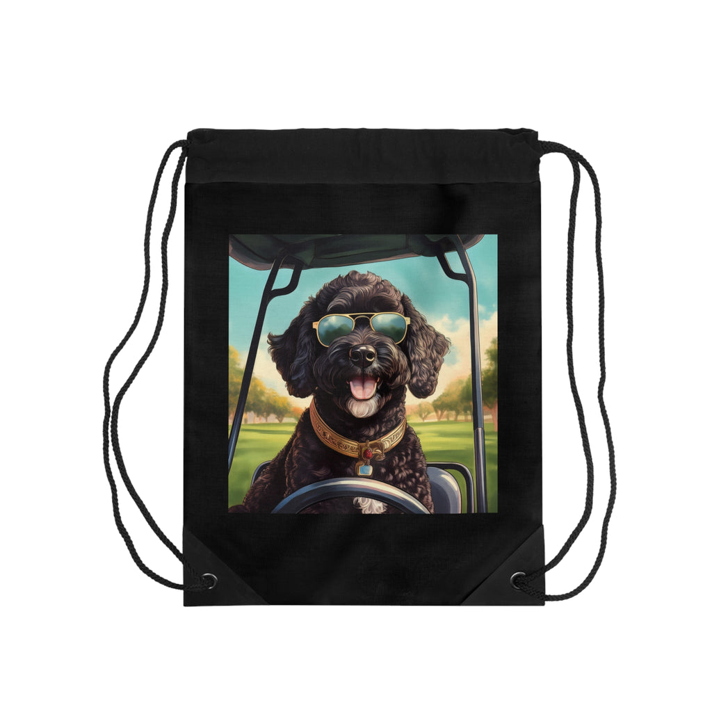 Doodle Golf Cart Drawstring Bag