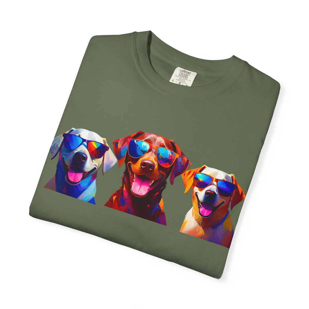 3 Labs Sunglasses Unisex Garment-Dyed T-shirt