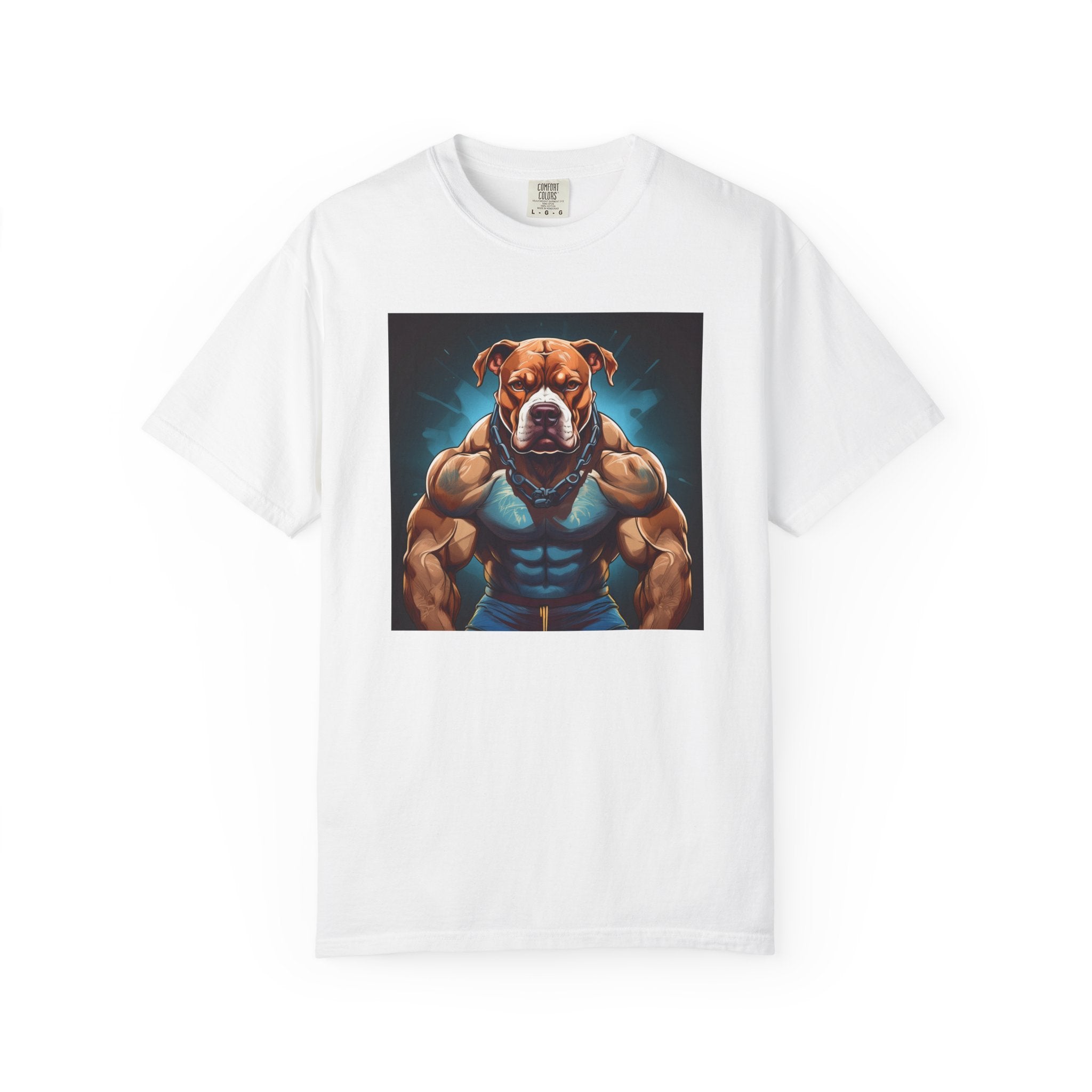Pitbull Body Builder Unisex Garment-Dyed T-shirt