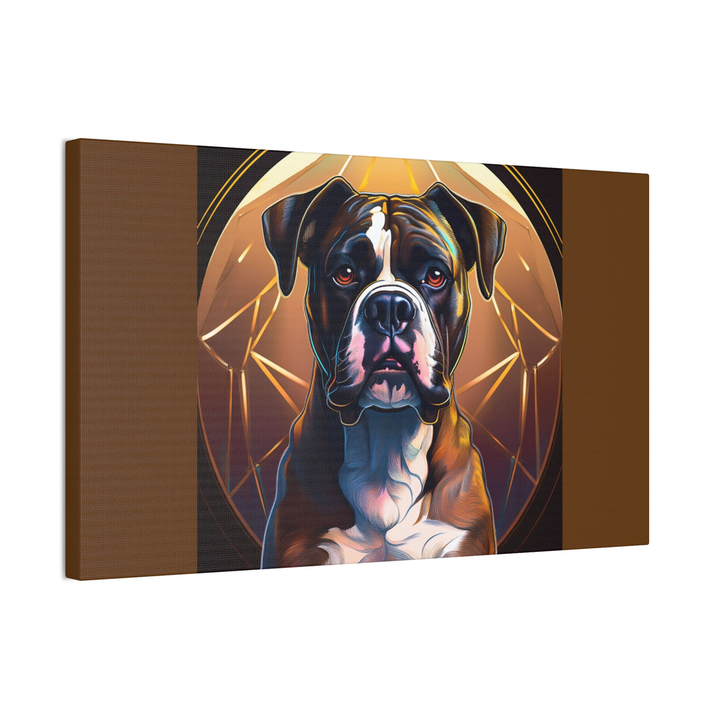 Brindle Gold Canvas Painting