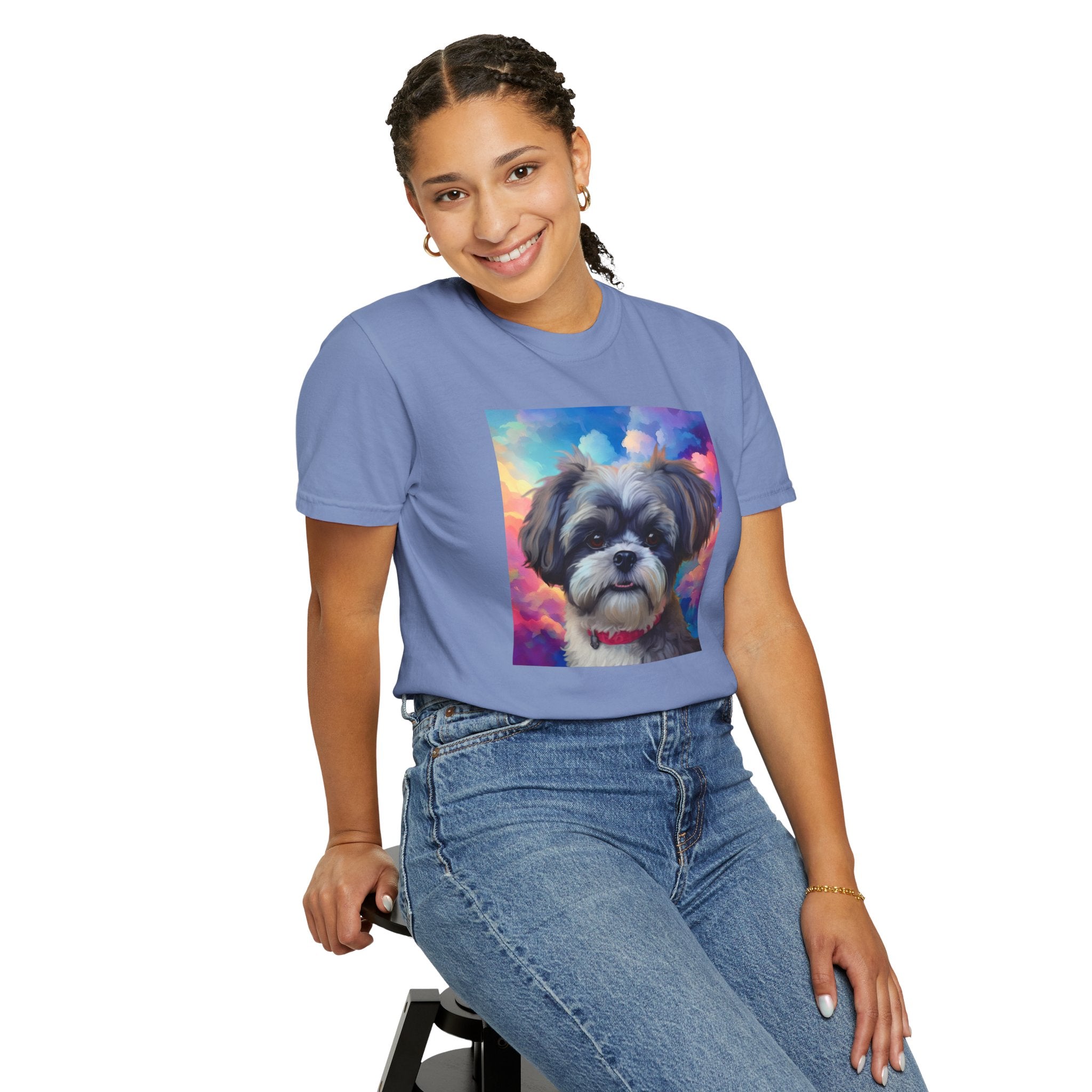 Shih Tzu Unisex Garment-Dyed T-shirt