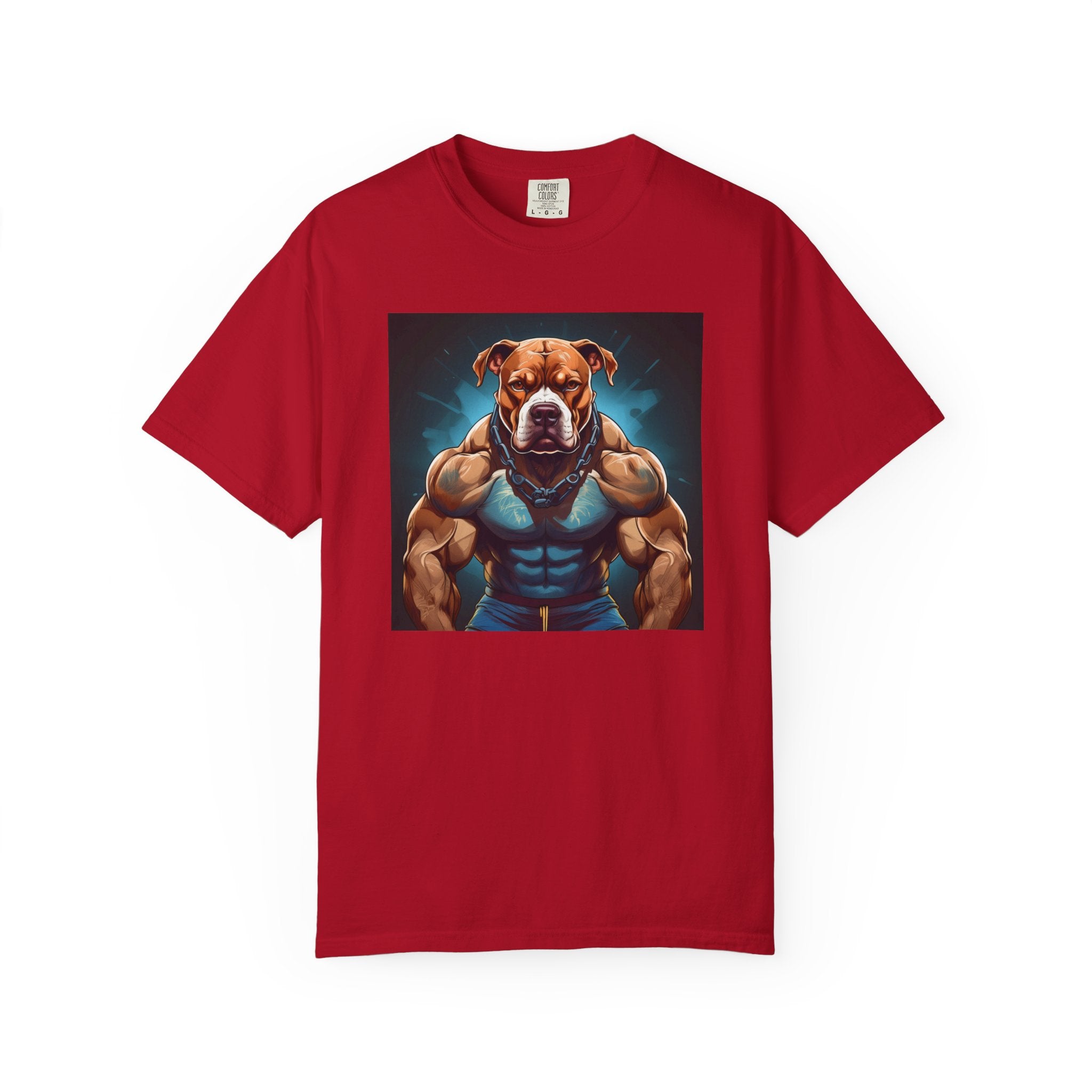 Pitbull Body Builder Unisex Garment-Dyed T-shirt