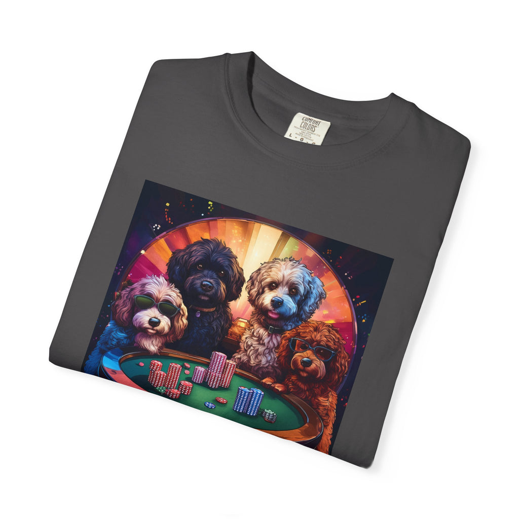 Doodle Poker Game Unisex Garment-Dyed T-shirt