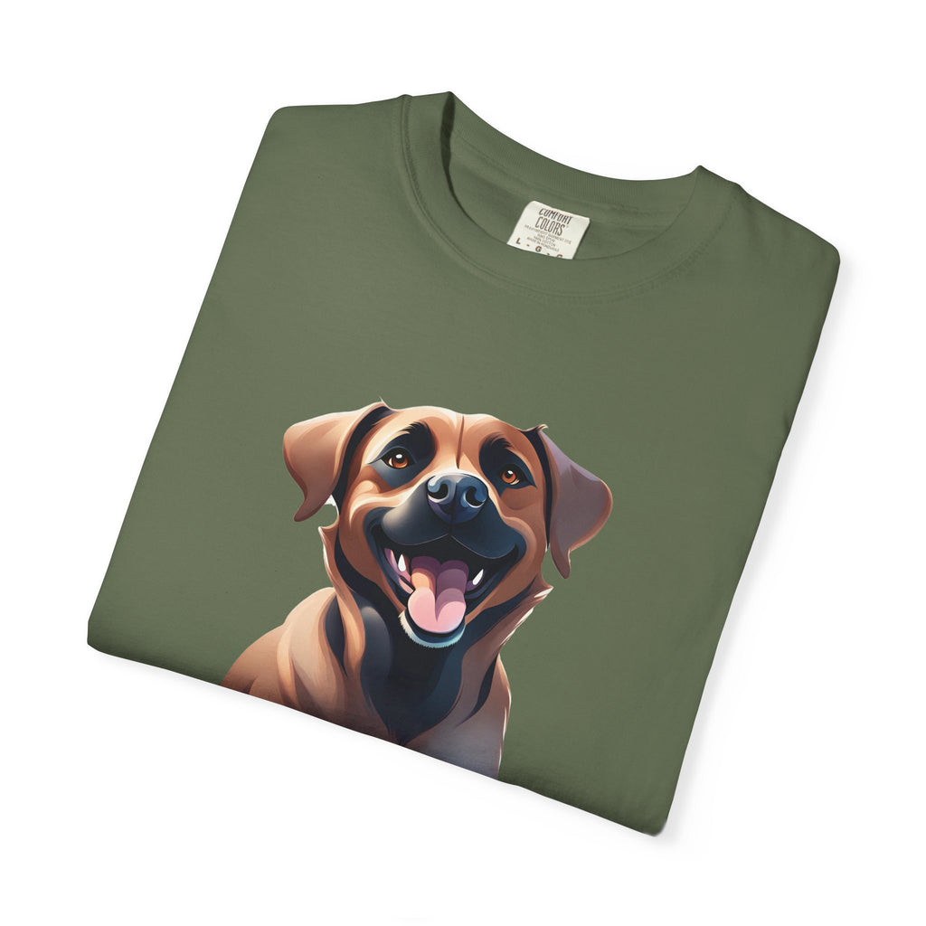 Black Mouth Cur Garment-Dyed T-shirt