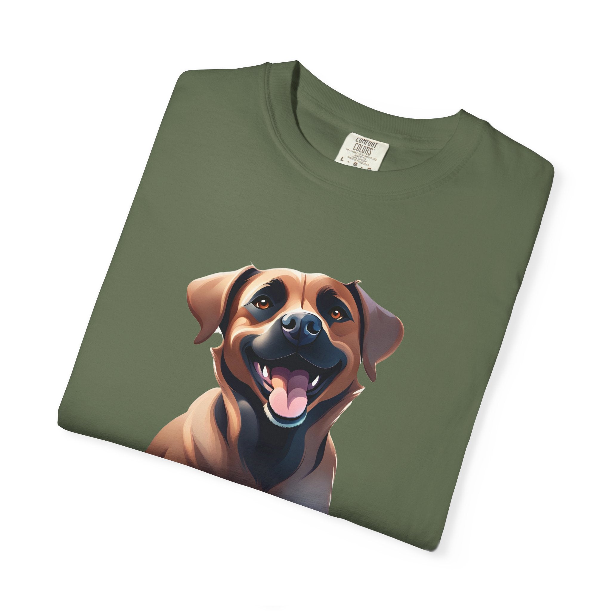 Black Mouth Cur Garment-Dyed T-shirt