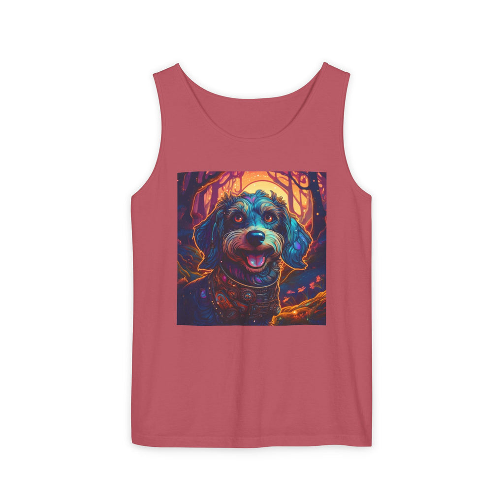Steampunk Dachshund Unisex Tank Top