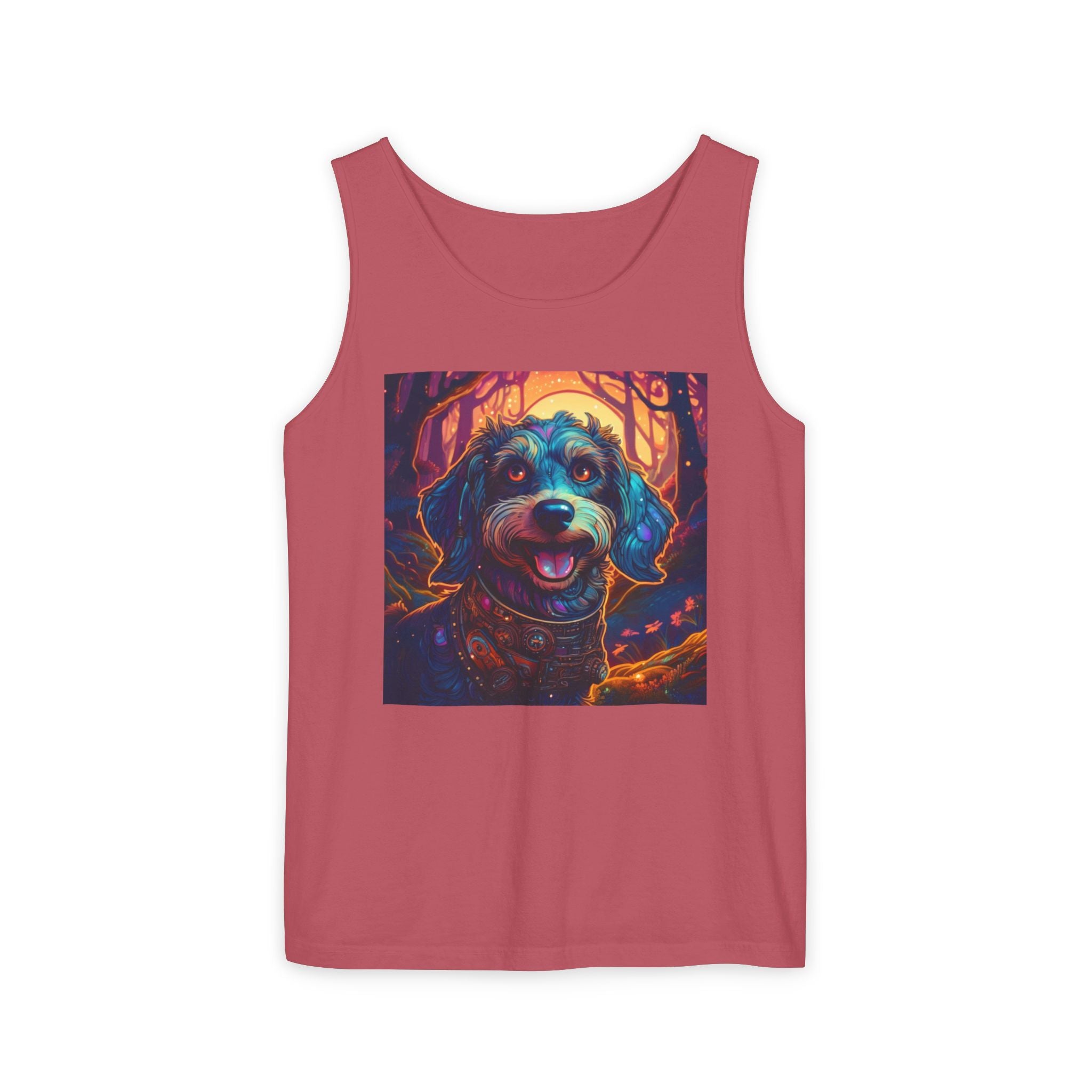 Steampunk Dachshund Unisex Tank Top