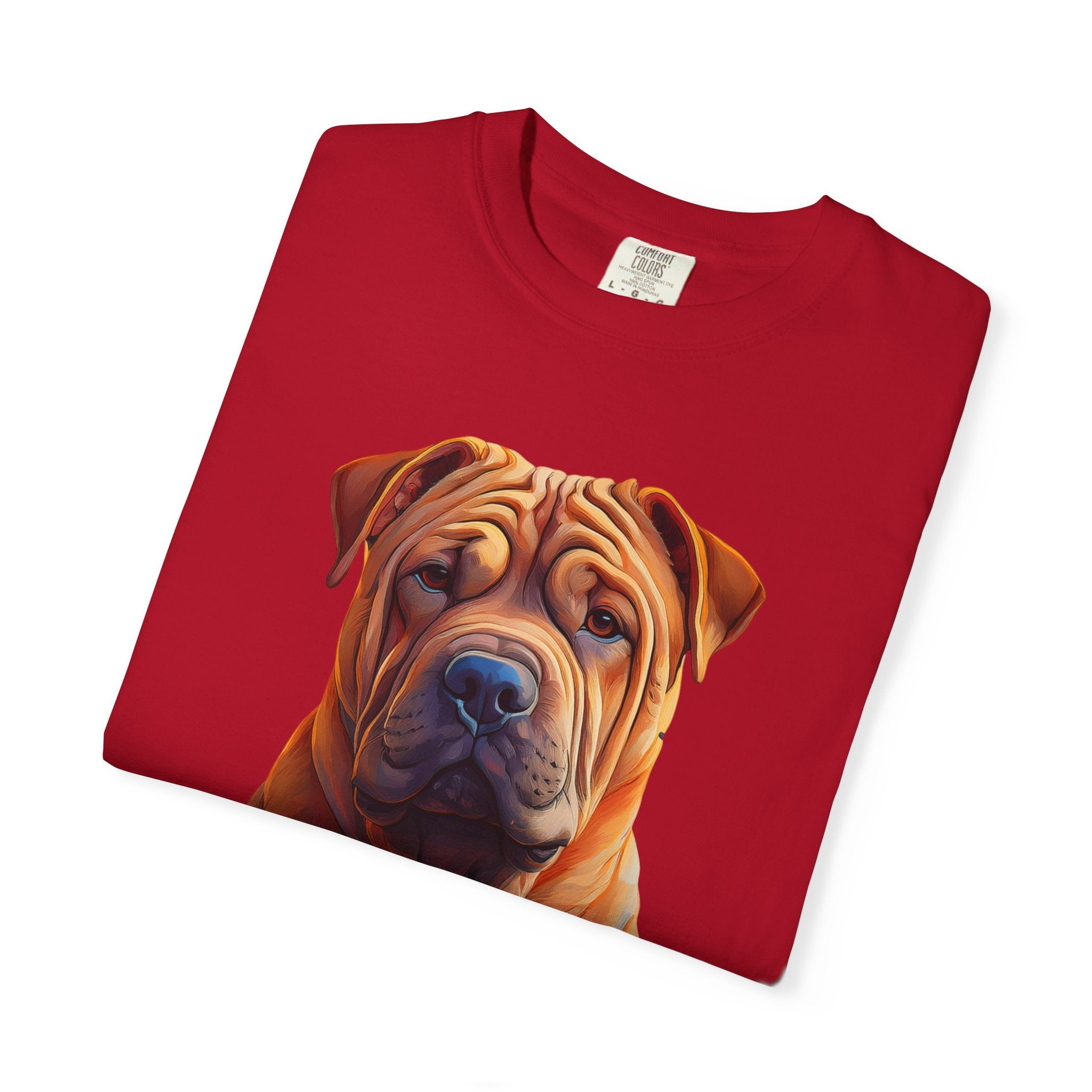 Shar Pei Unisex Garment-Dyed T-shirt