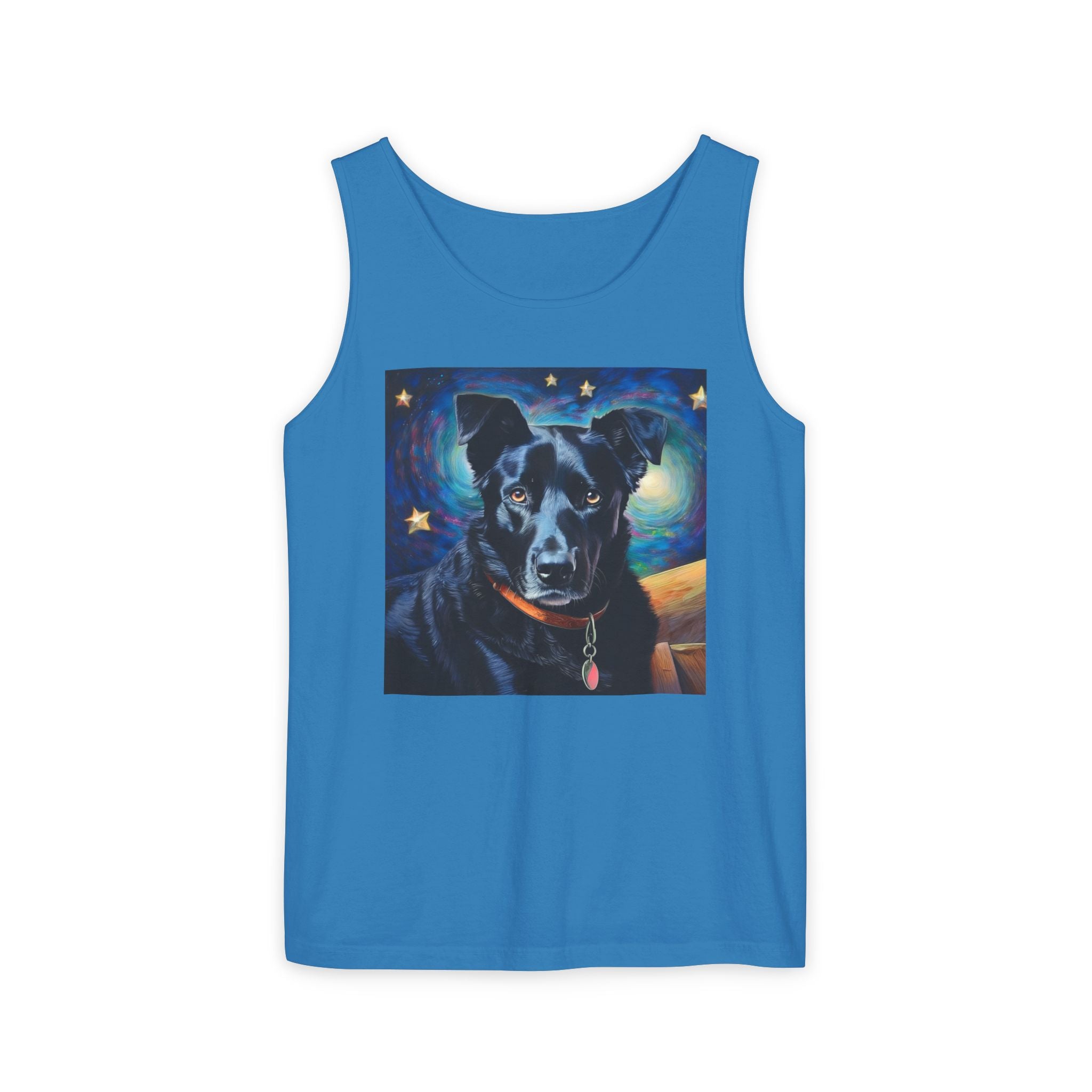 Black Shepherd Lab Stary Night Unisex Tank Top