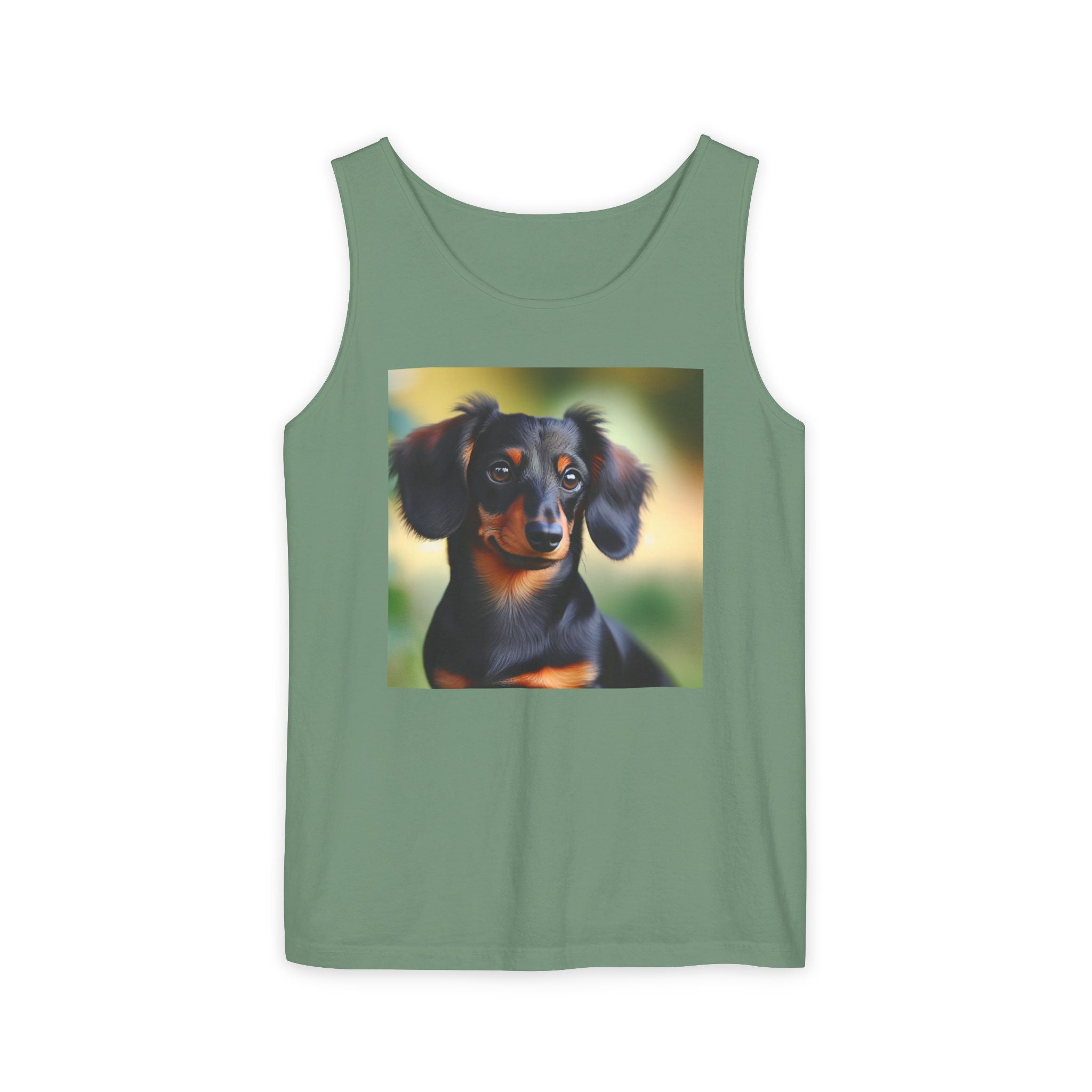 Black/Brown Dachshund Unisex Tank Top