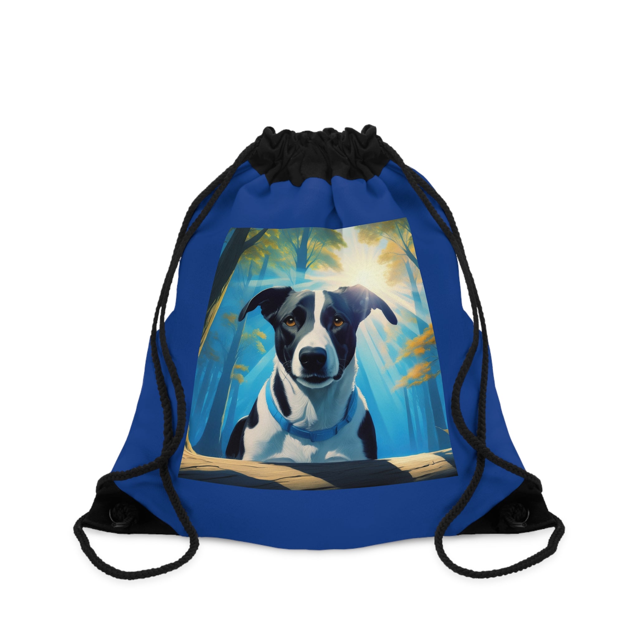 Coonhound Forest Drawstring Bag