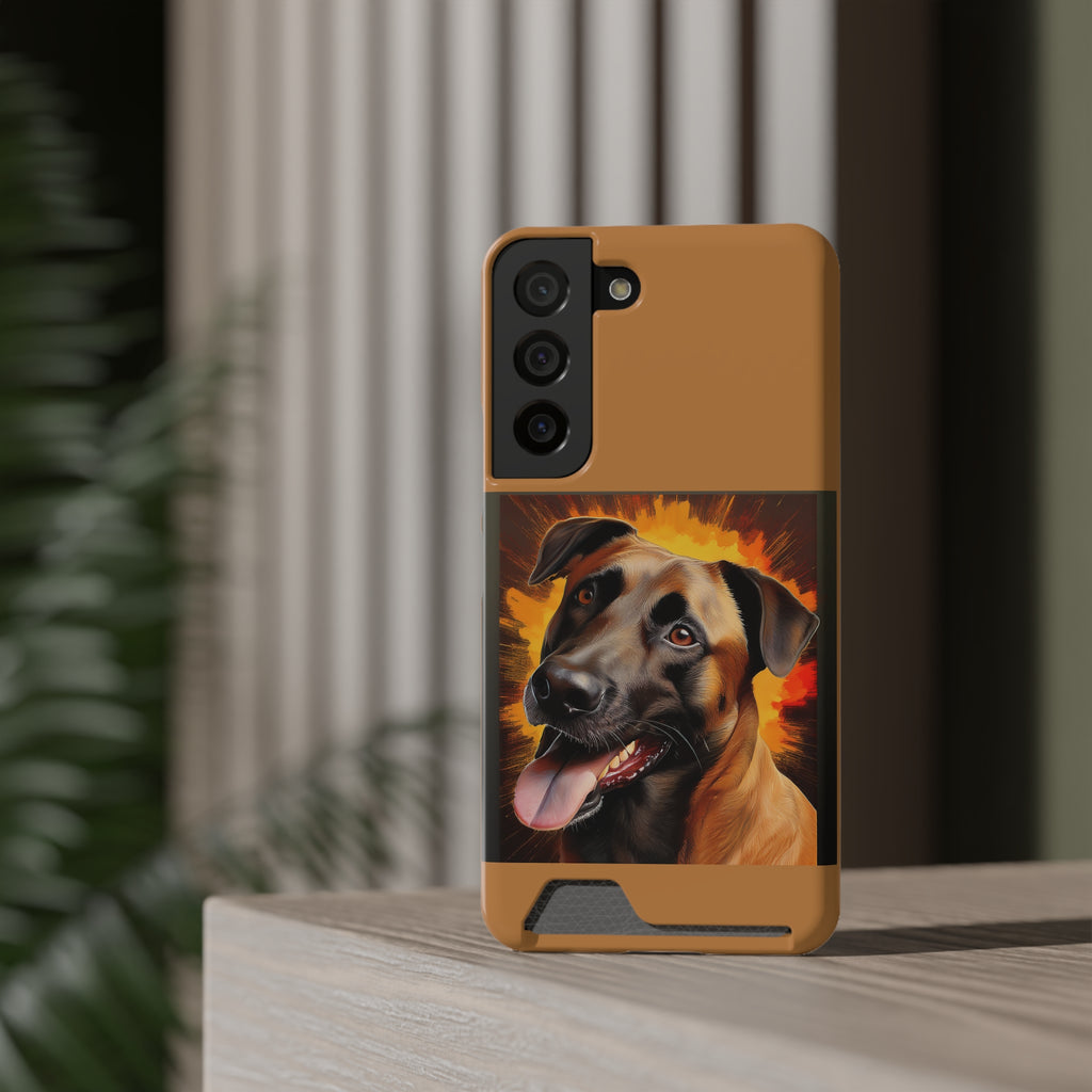 Belgian Malinois Shepherd Phone Case with Card Holder