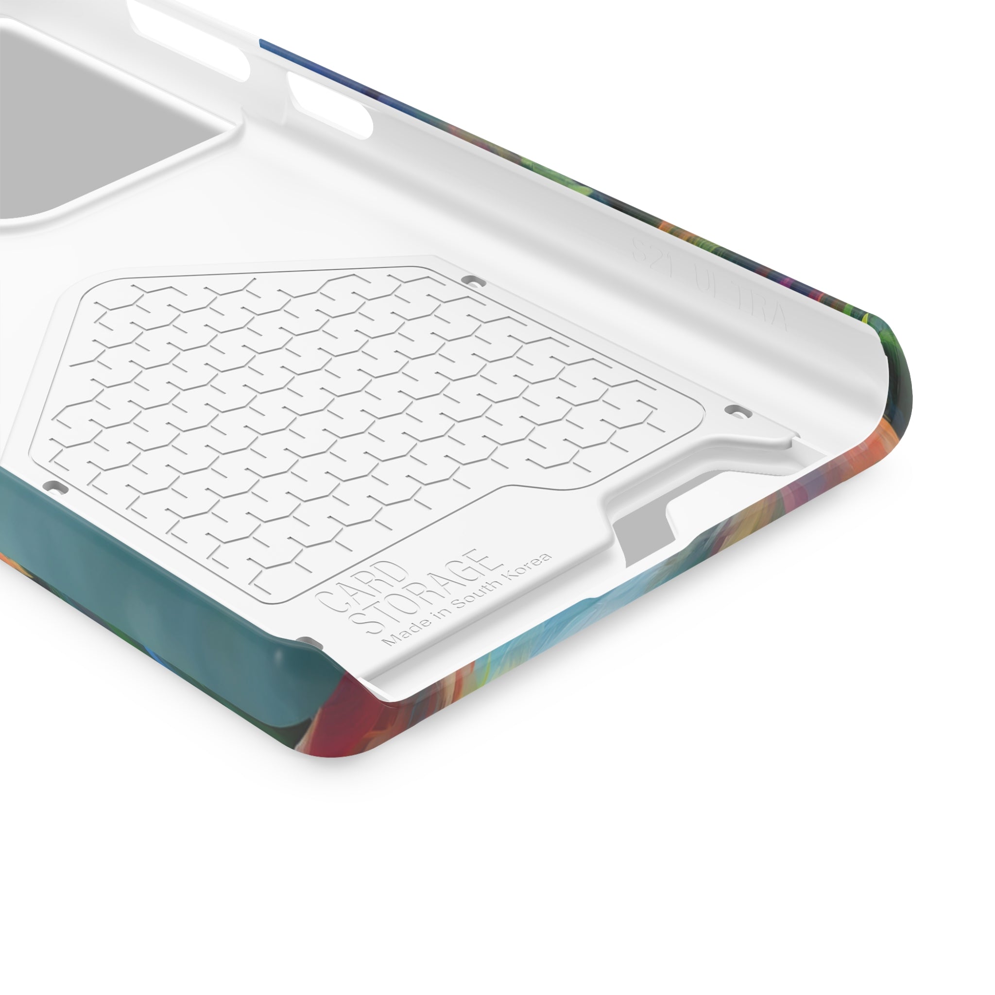 Boxer Rainbow Sky Phone Case with Card Holder