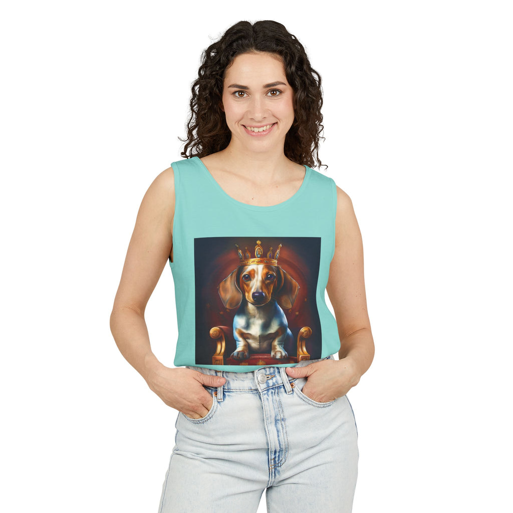 Dachshund Royal Unisex Tank Top