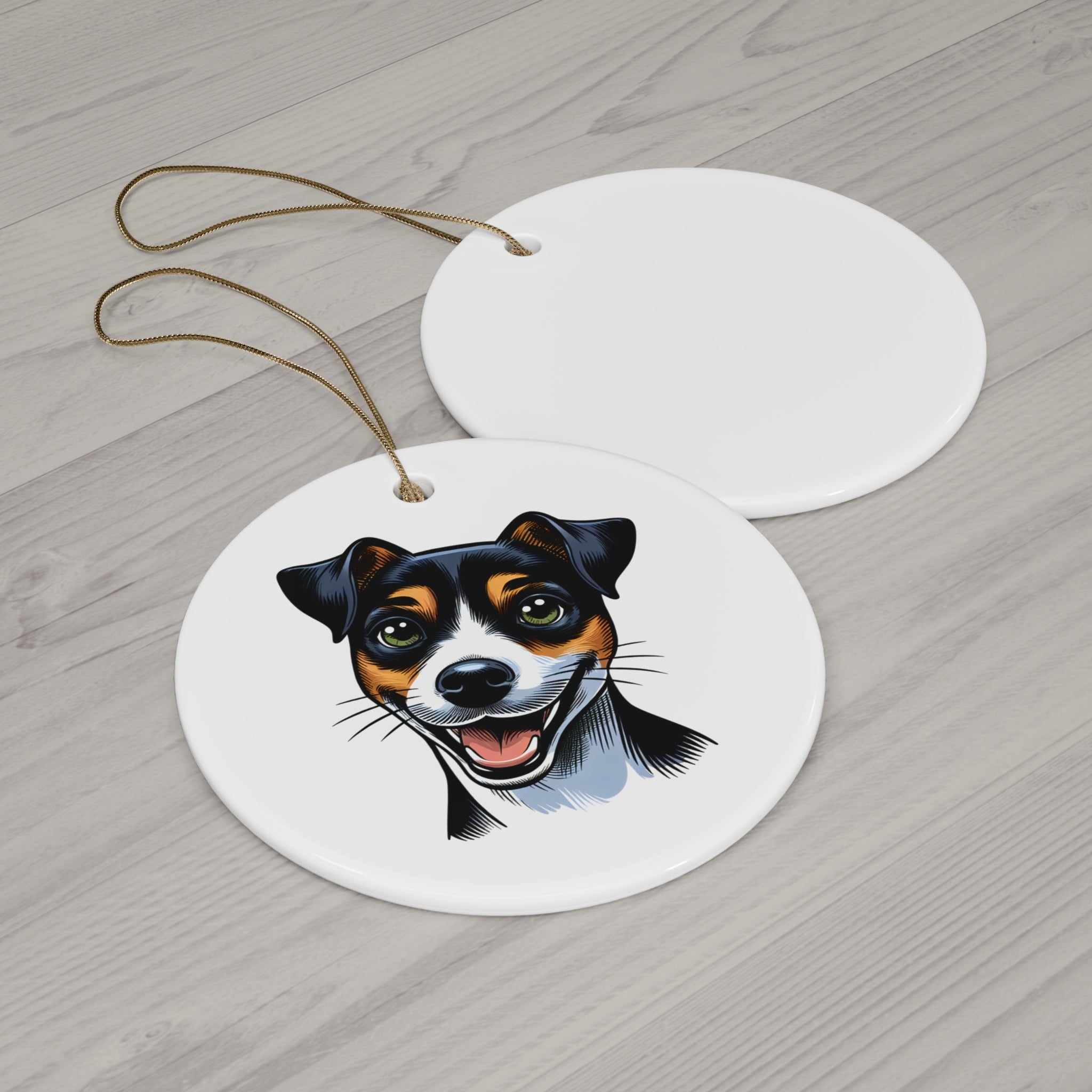 Jack Russel Ceramic Ornament