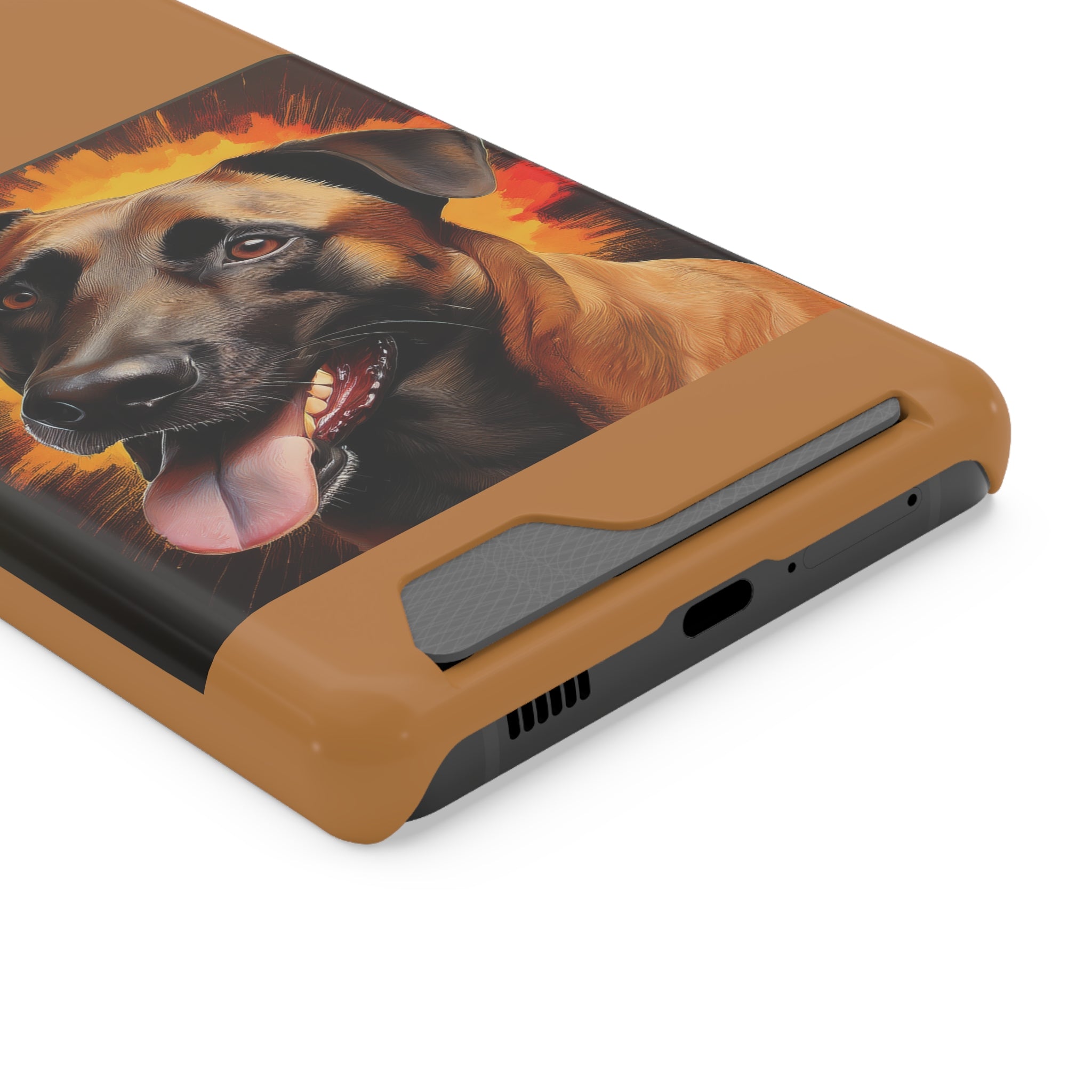 Belgian Malinois Shepherd Phone Case with Card Holder