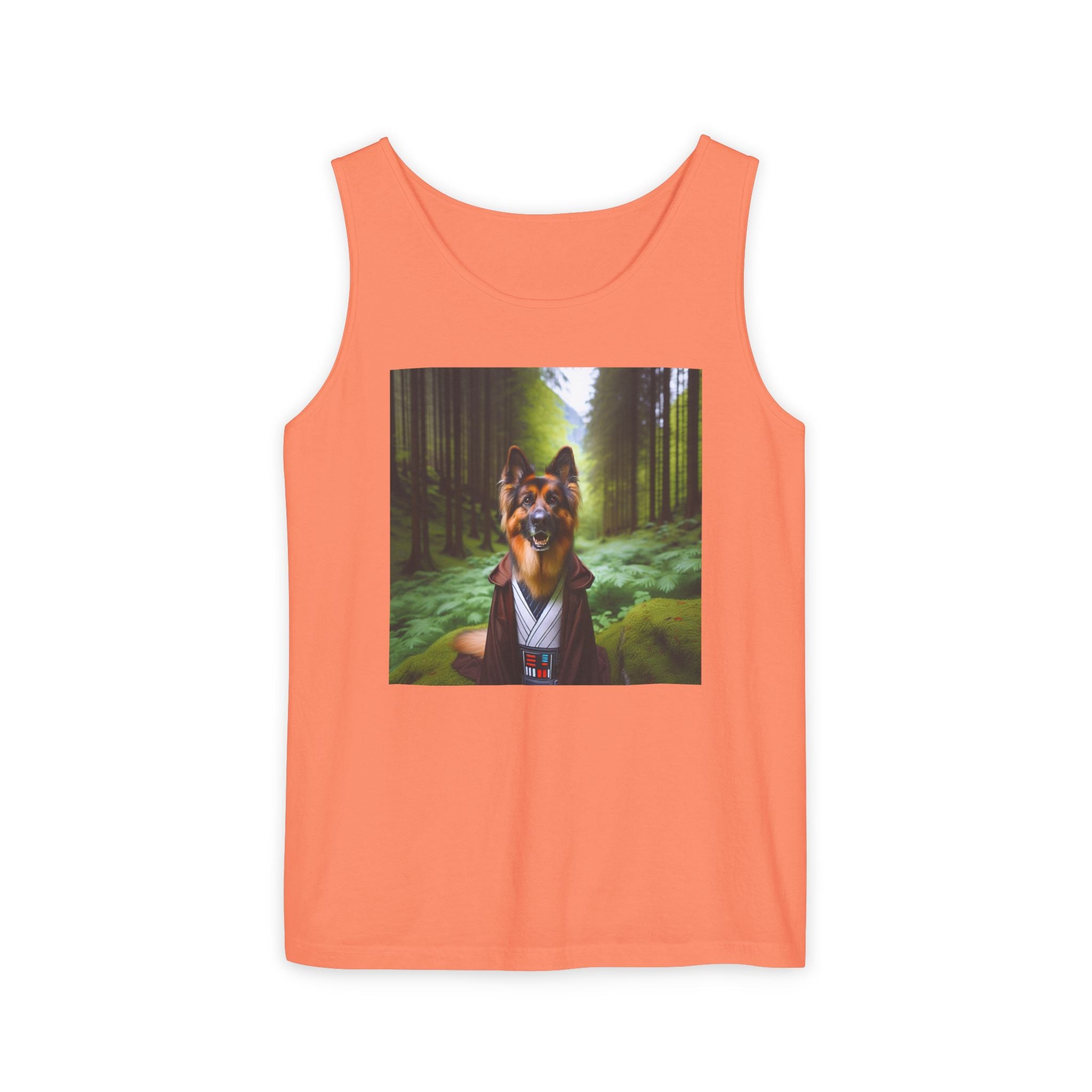 German Shepherd Forest Knight Unisex Tank Top