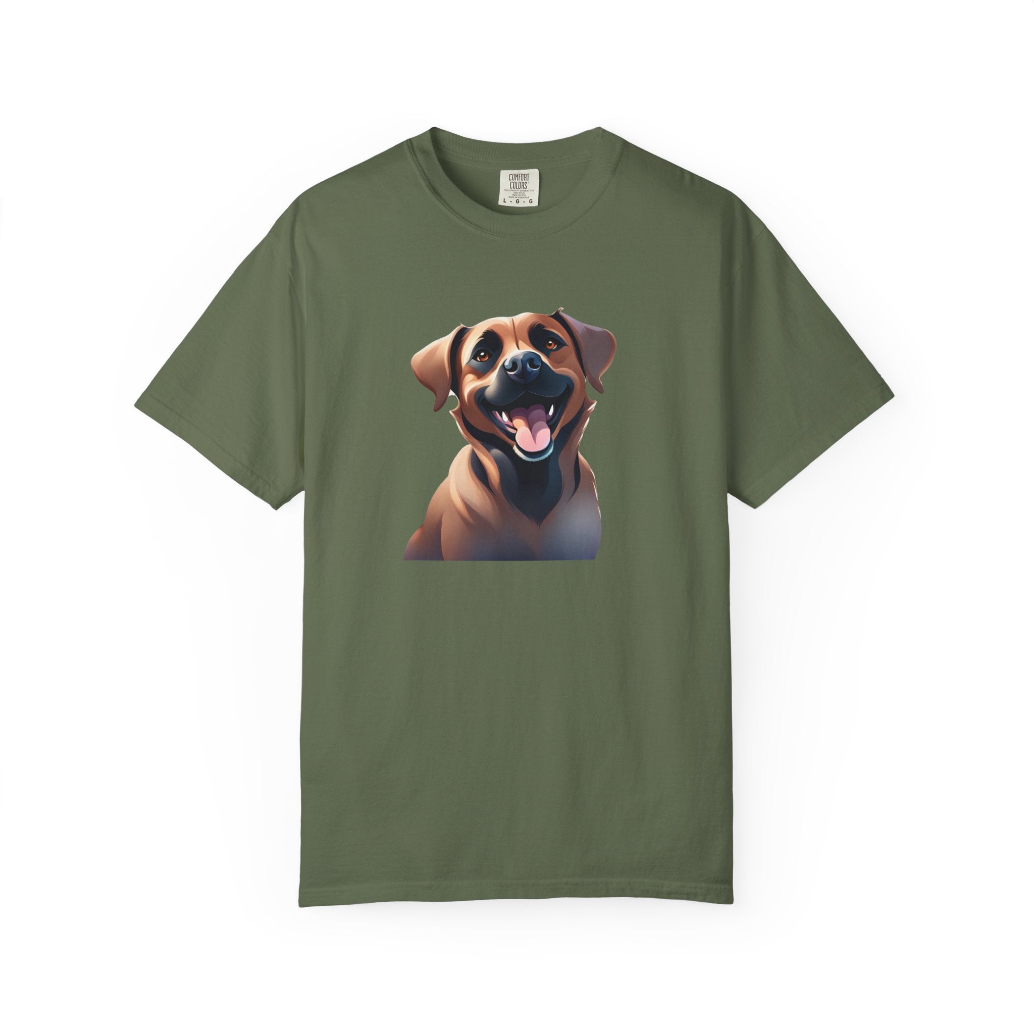 Black Mouth Cur Garment-Dyed T-shirt