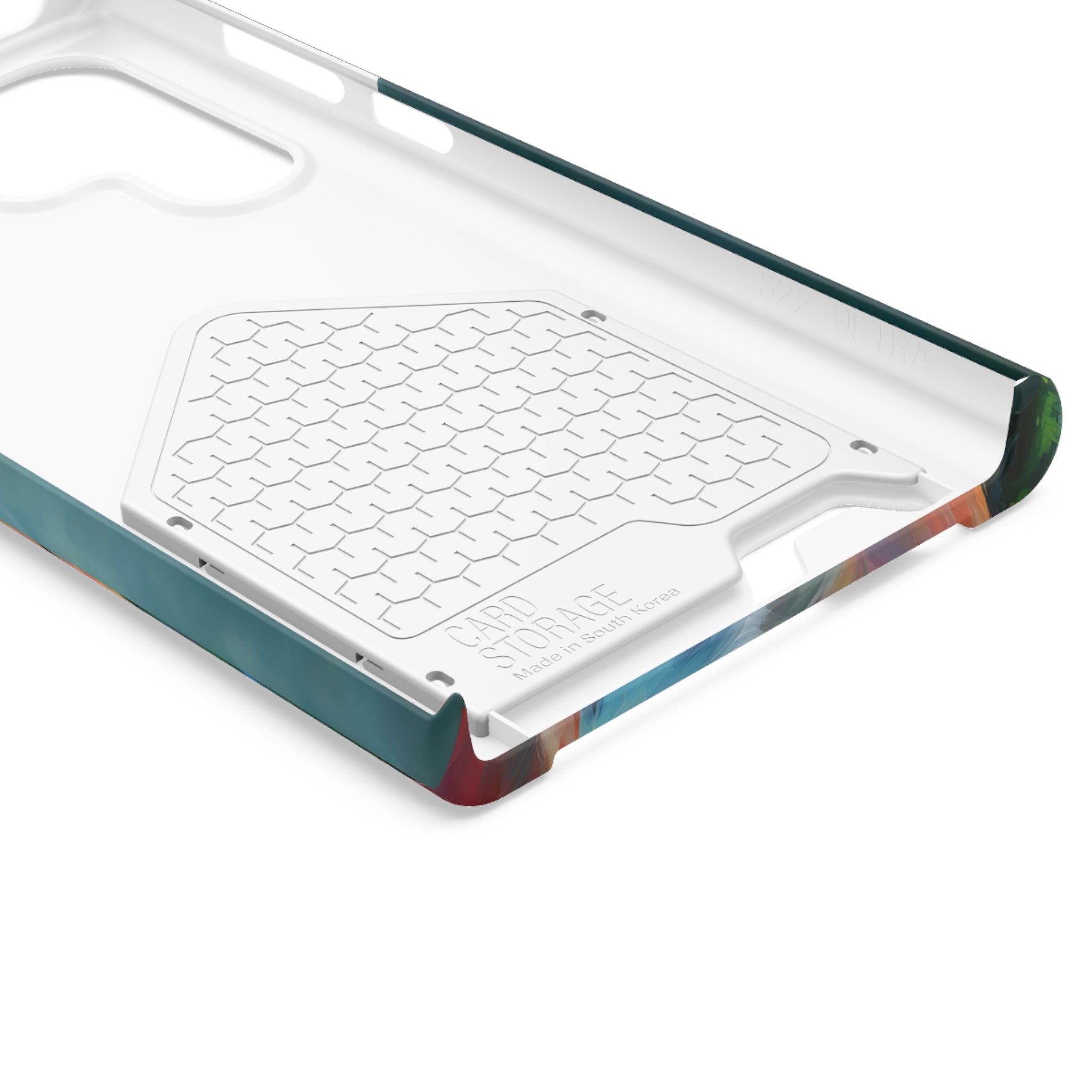 Boxer Rainbow Sky Phone Case with Card Holder