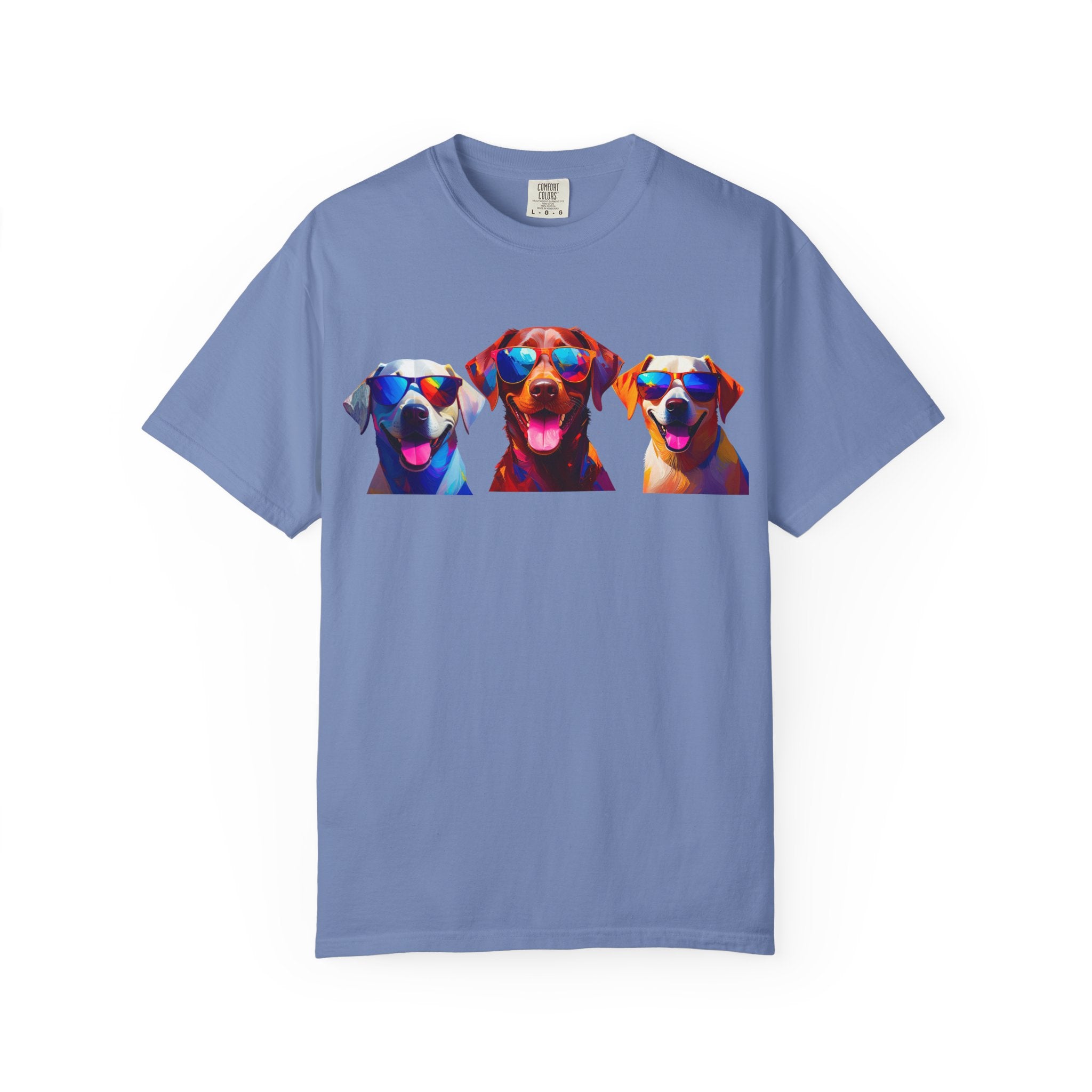 3 Labs Sunglasses Unisex Garment-Dyed T-shirt