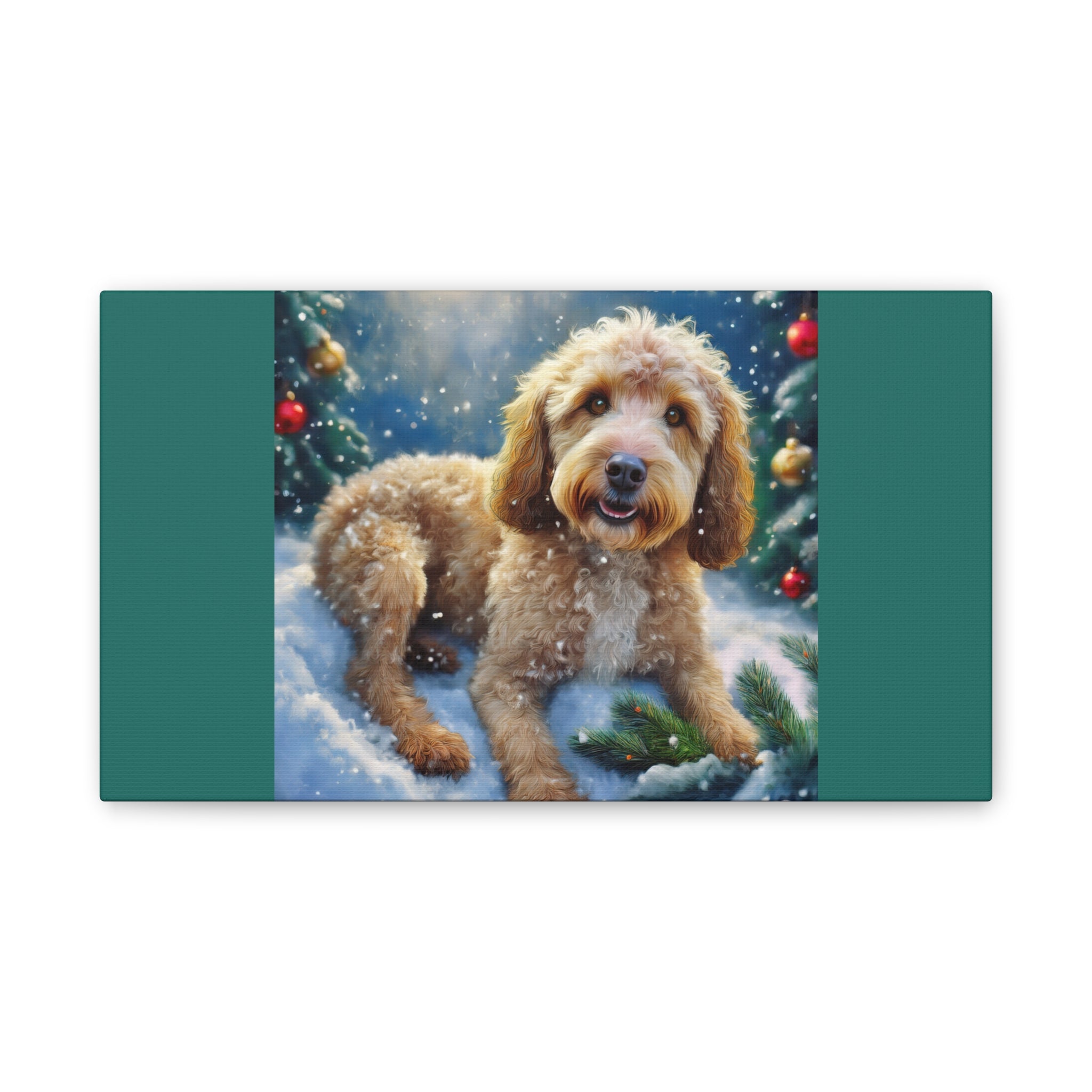 Doodle Holiday Canvas Painting