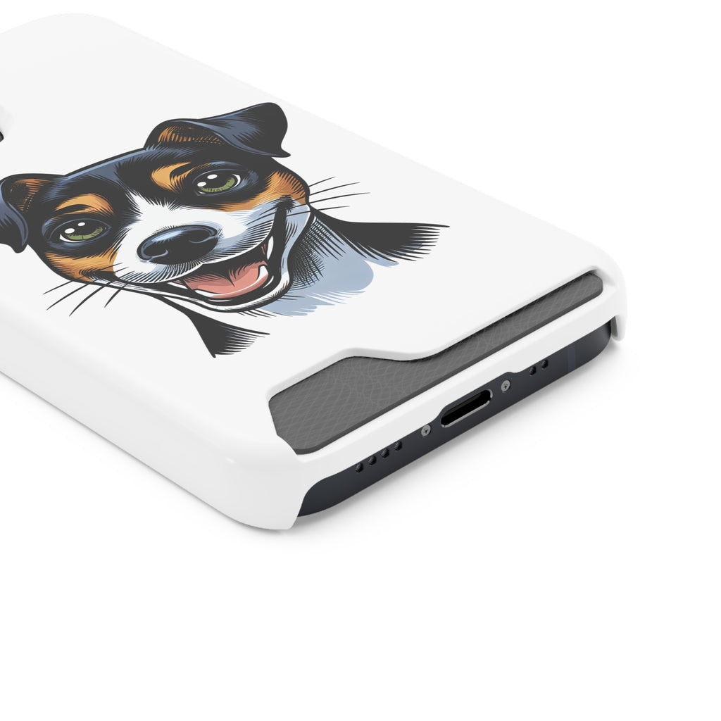Jack Russel Phone Case with Card Holder