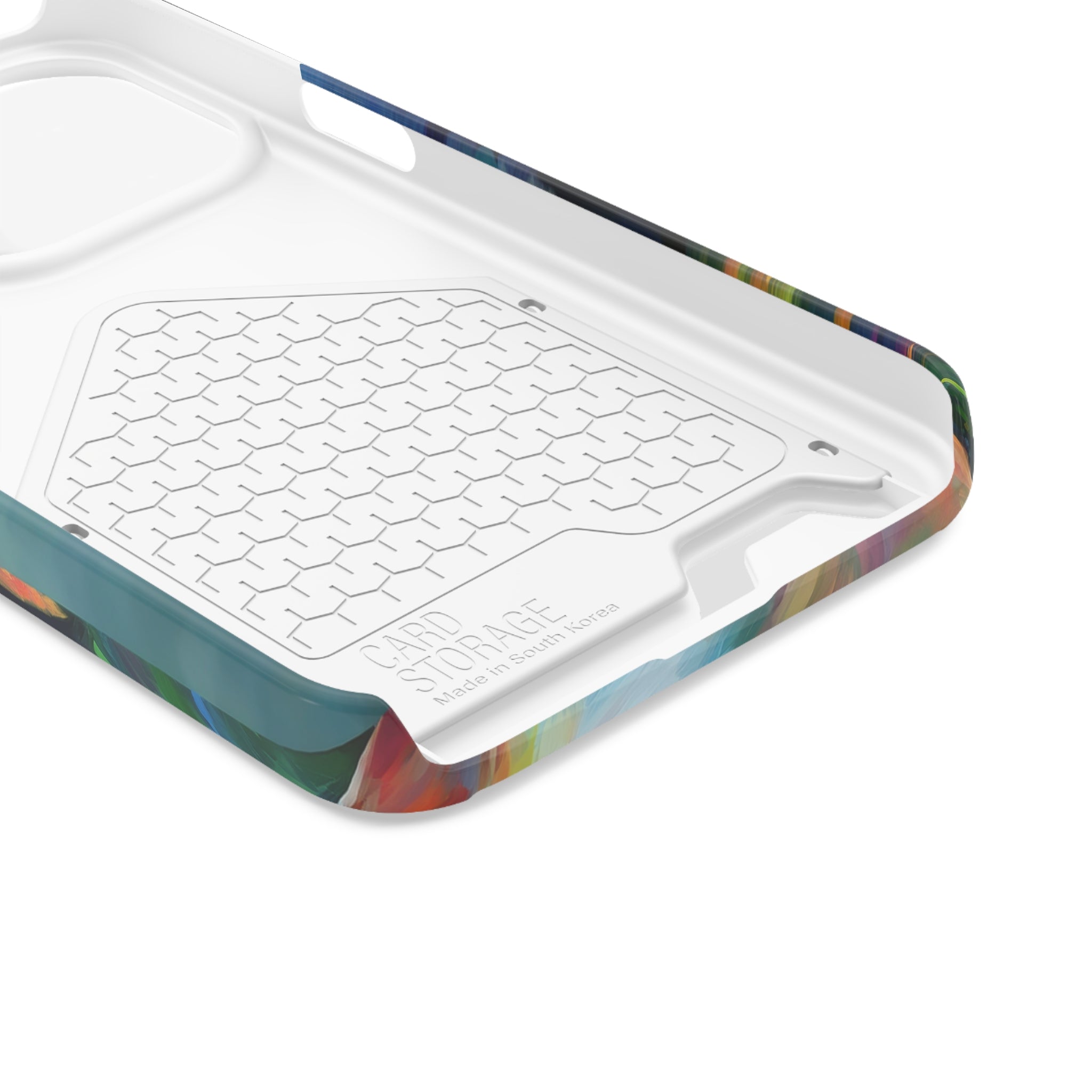 Boxer Rainbow Sky Phone Case with Card Holder