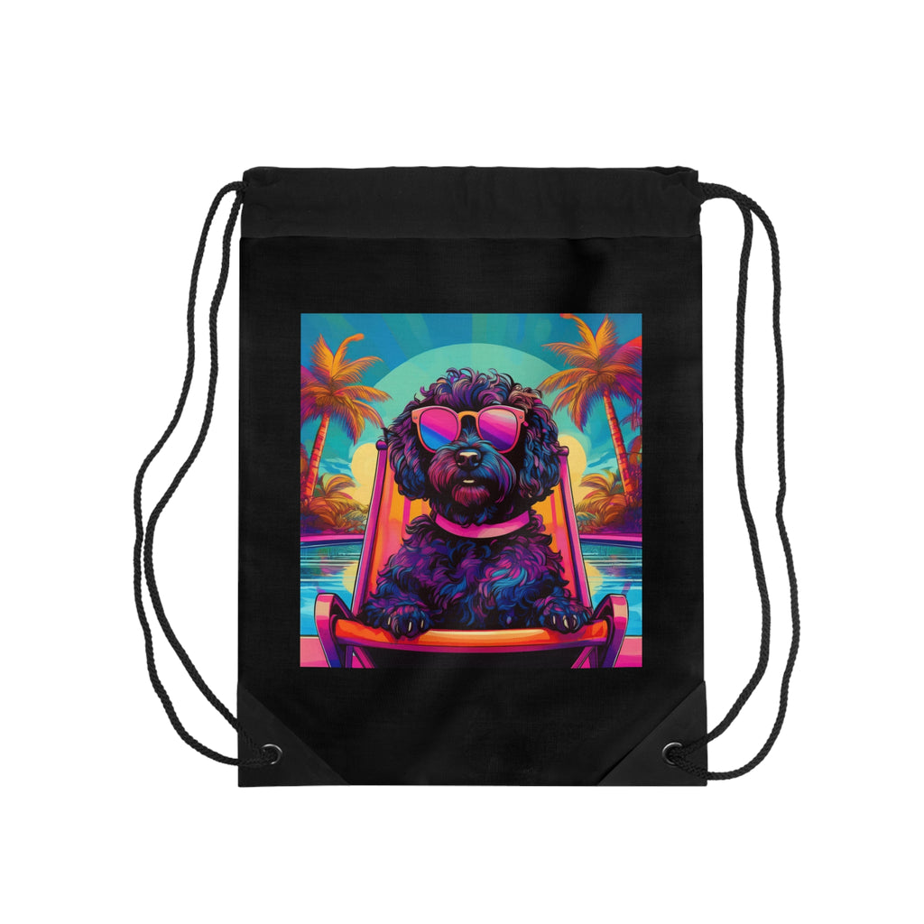Doodle Poolside Drawstring Bag