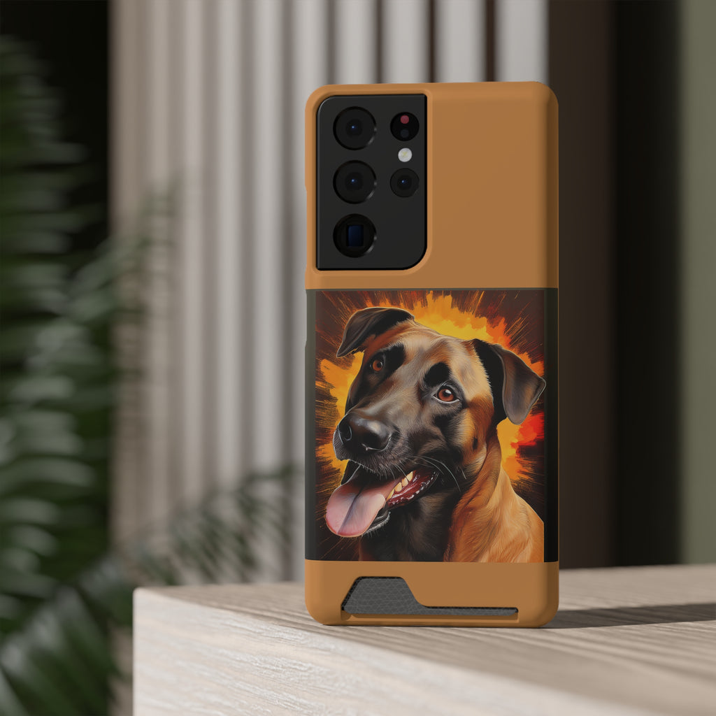 Belgian Malinois Shepherd Phone Case with Card Holder