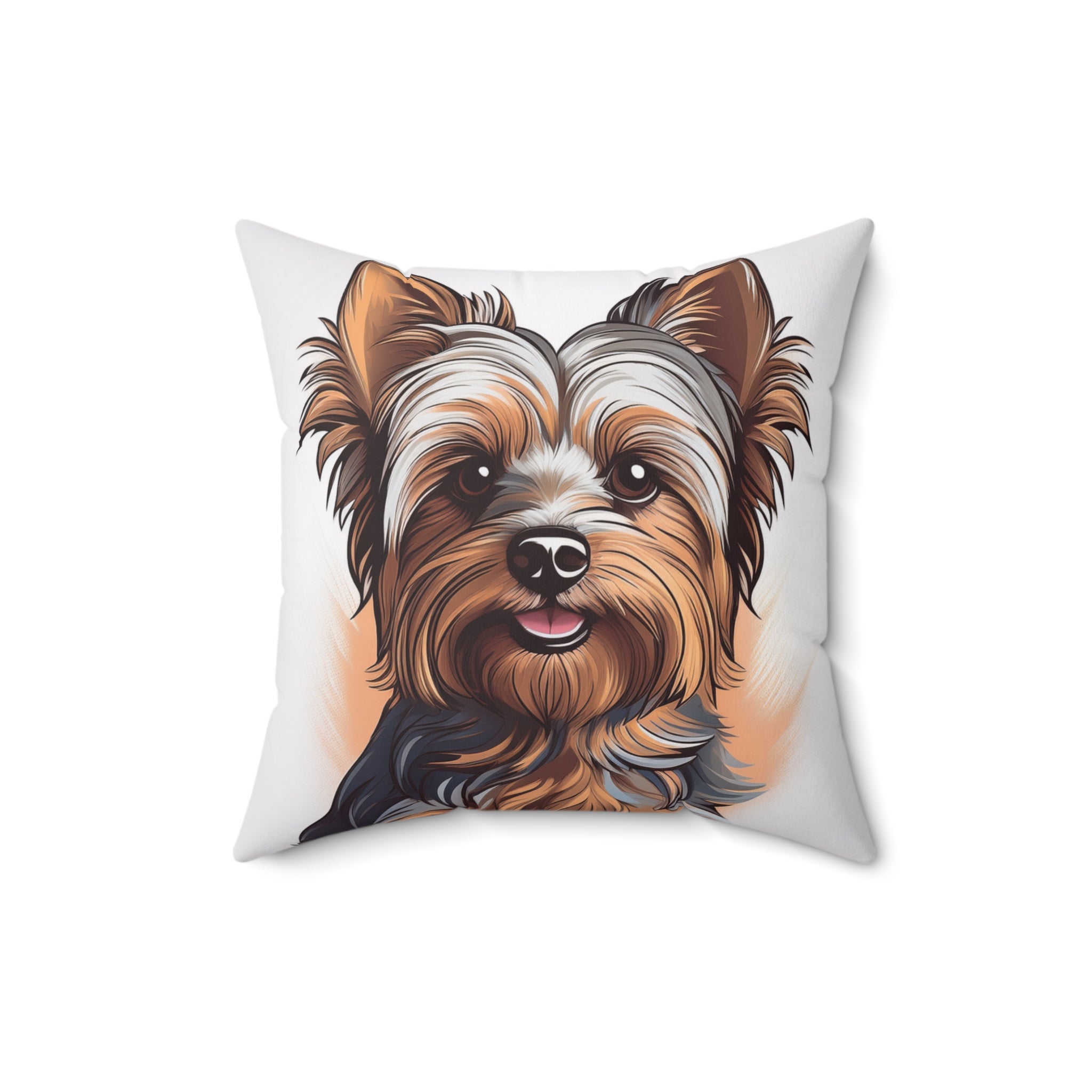 Yorkie Square Pillow