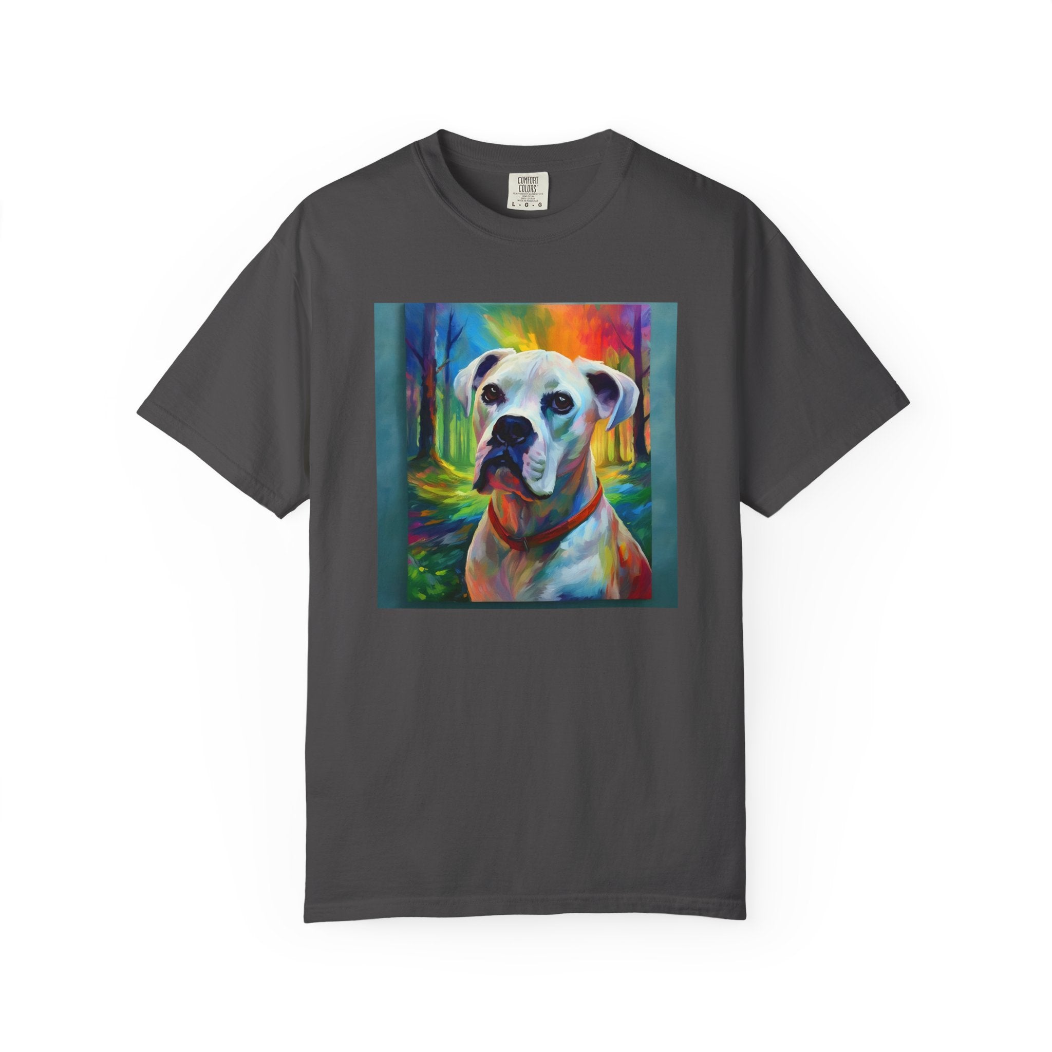 Boxer Rainbow Sky Unisex Garment-Dyed T-shirt