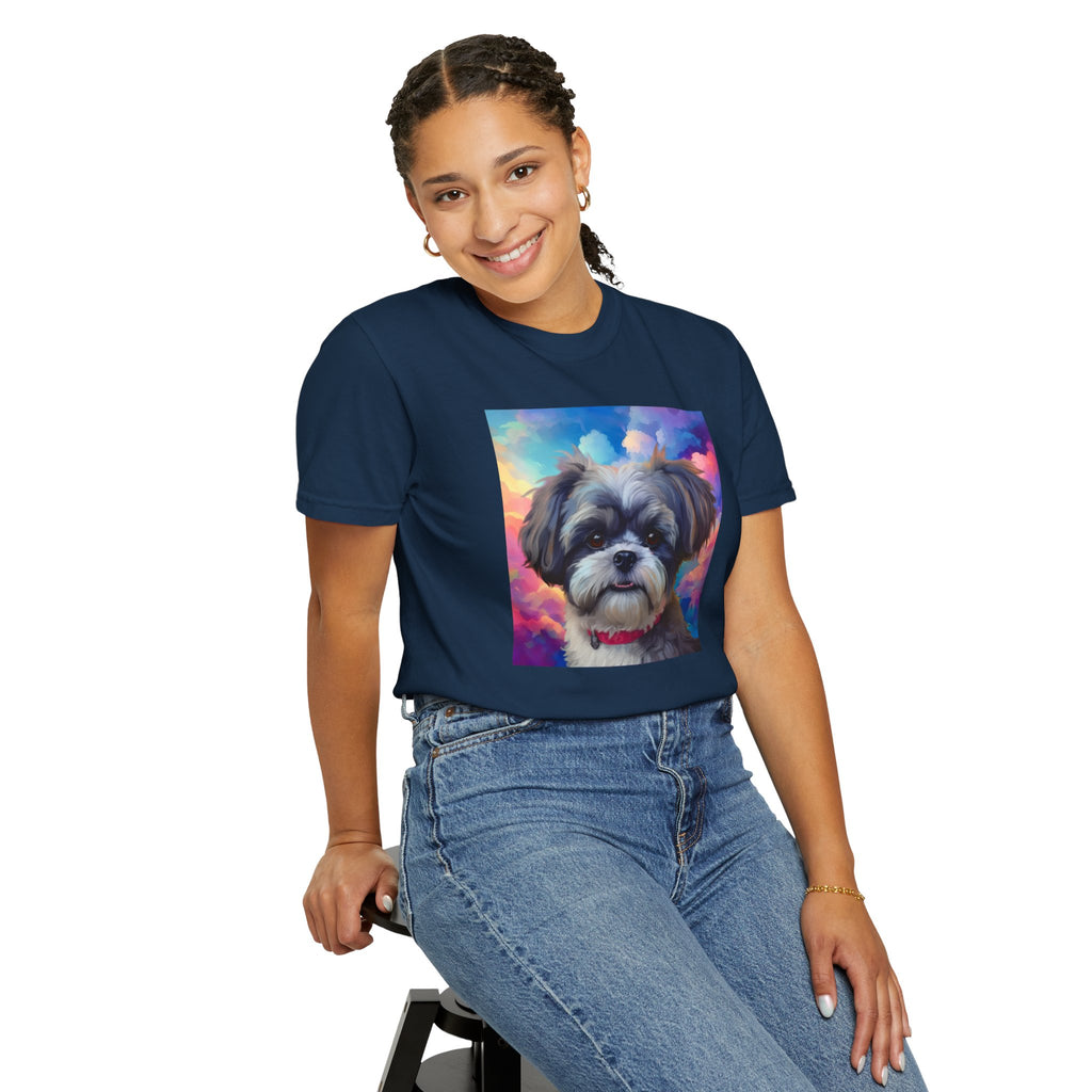 Shih Tzu Unisex Garment-Dyed T-shirt