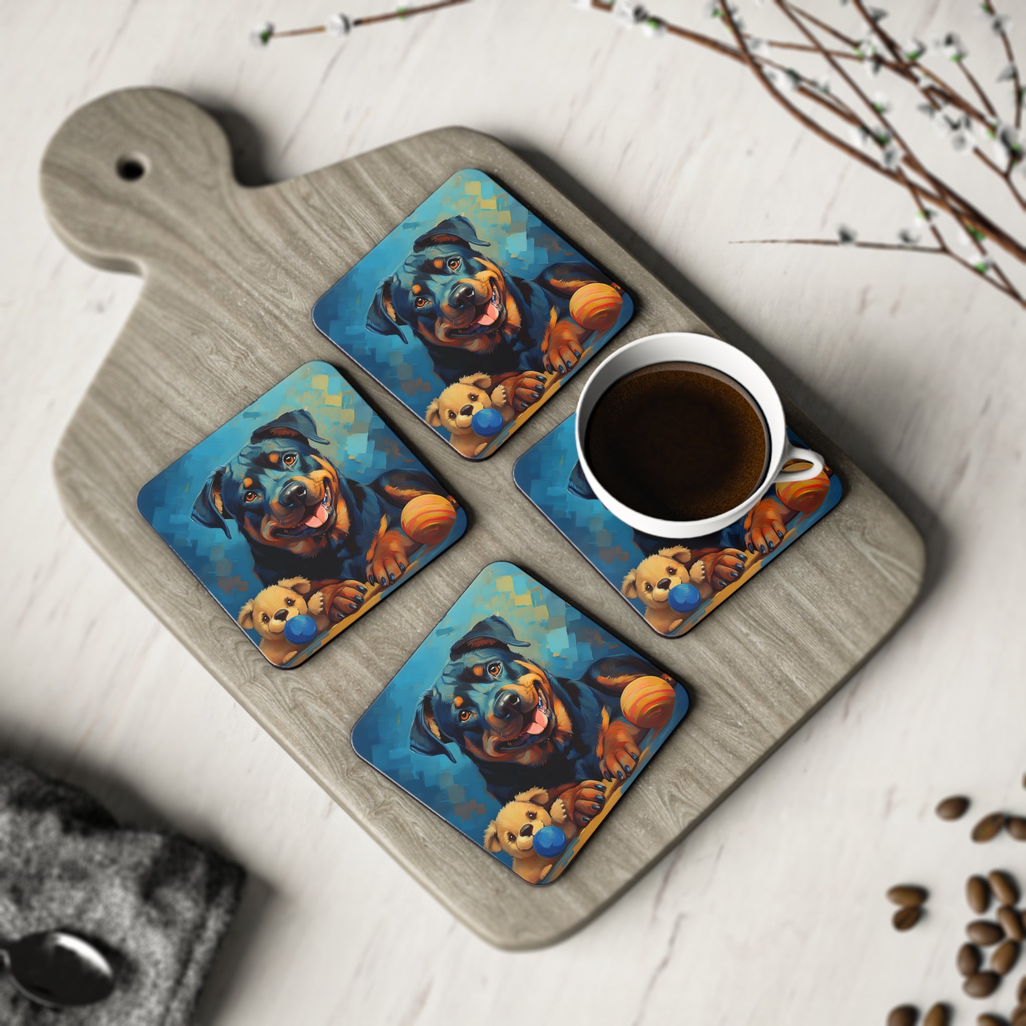 Rottweiler Coasters