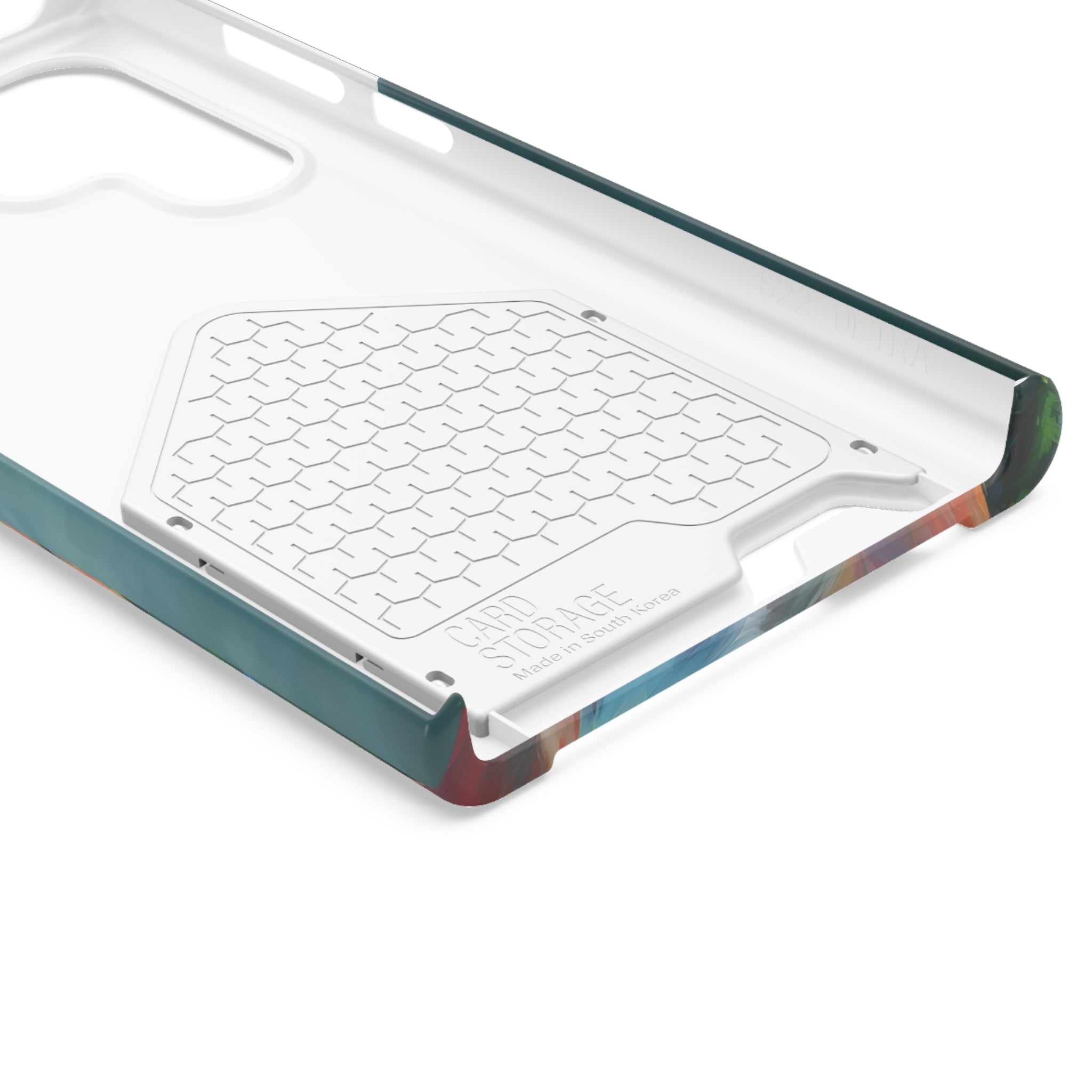 Boxer Rainbow Sky Phone Case with Card Holder