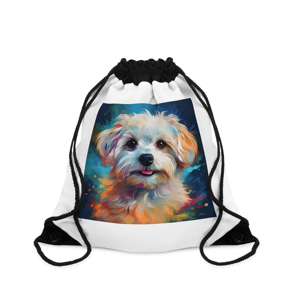 Maltese Drawstring Bag